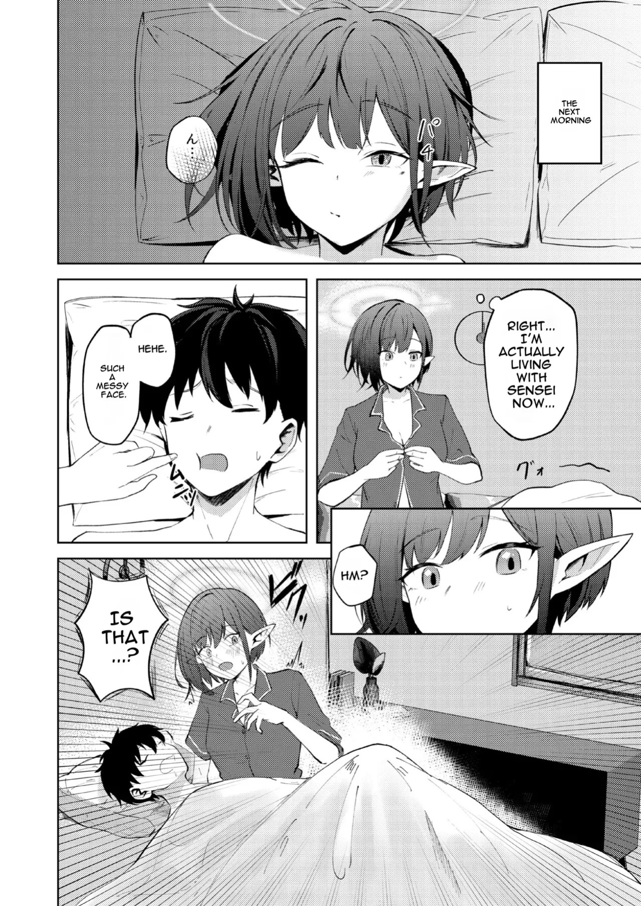 [For Us (Yonjiri)] Oki Aoi to no Dousei Shonichi | First Day Living with Aoi Toki (Blue Achive) [English] [DNTA] [Digital]