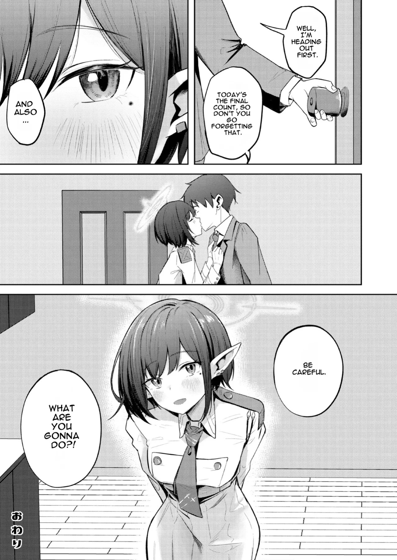 [For Us (Yonjiri)] Oki Aoi to no Dousei Shonichi | First Day Living with Aoi Toki (Blue Achive) [English] [DNTA] [Digital]