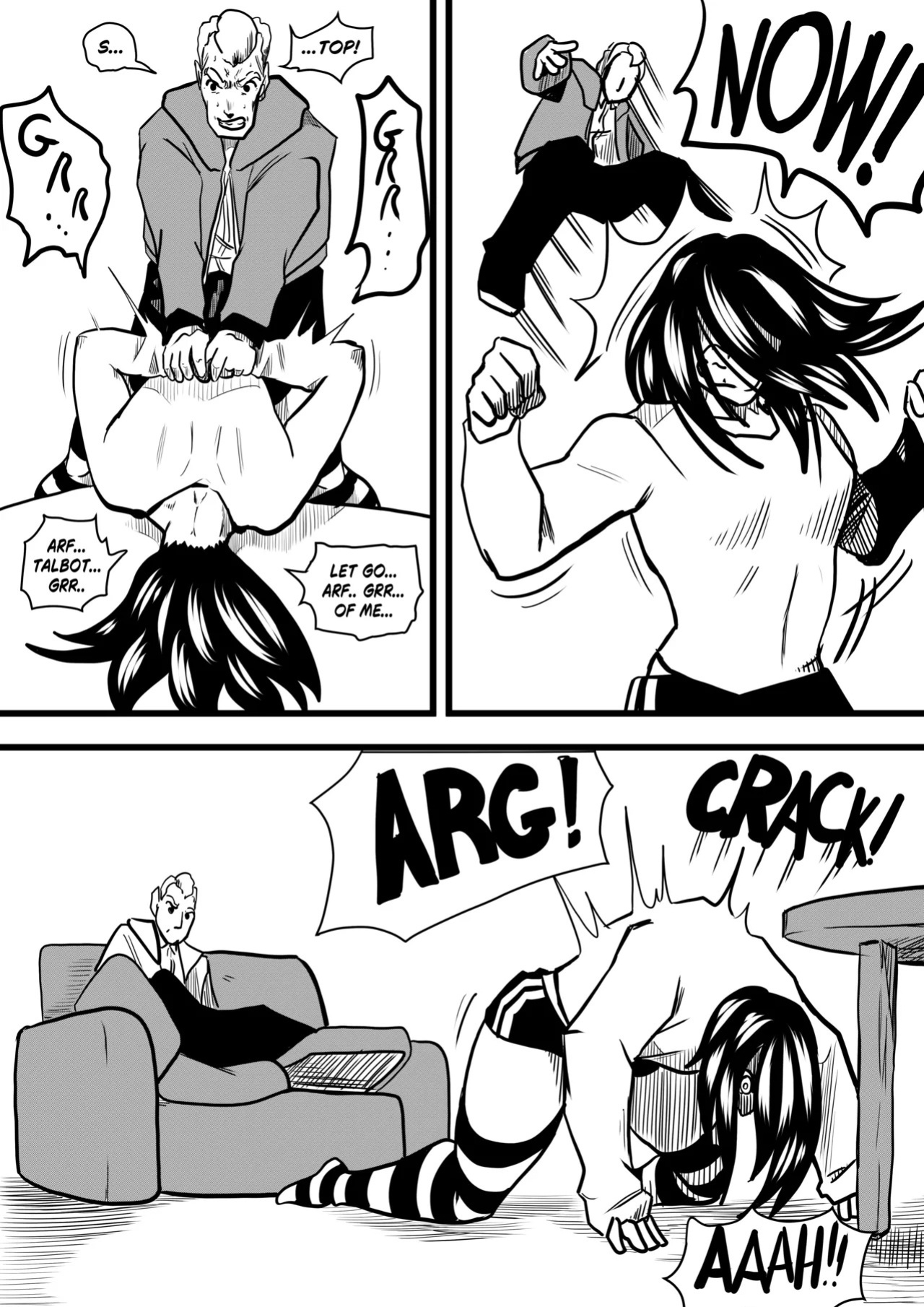 [Odoruyama] Betty Hulk AU: Talbot Makes Betty Angry [Old Version]