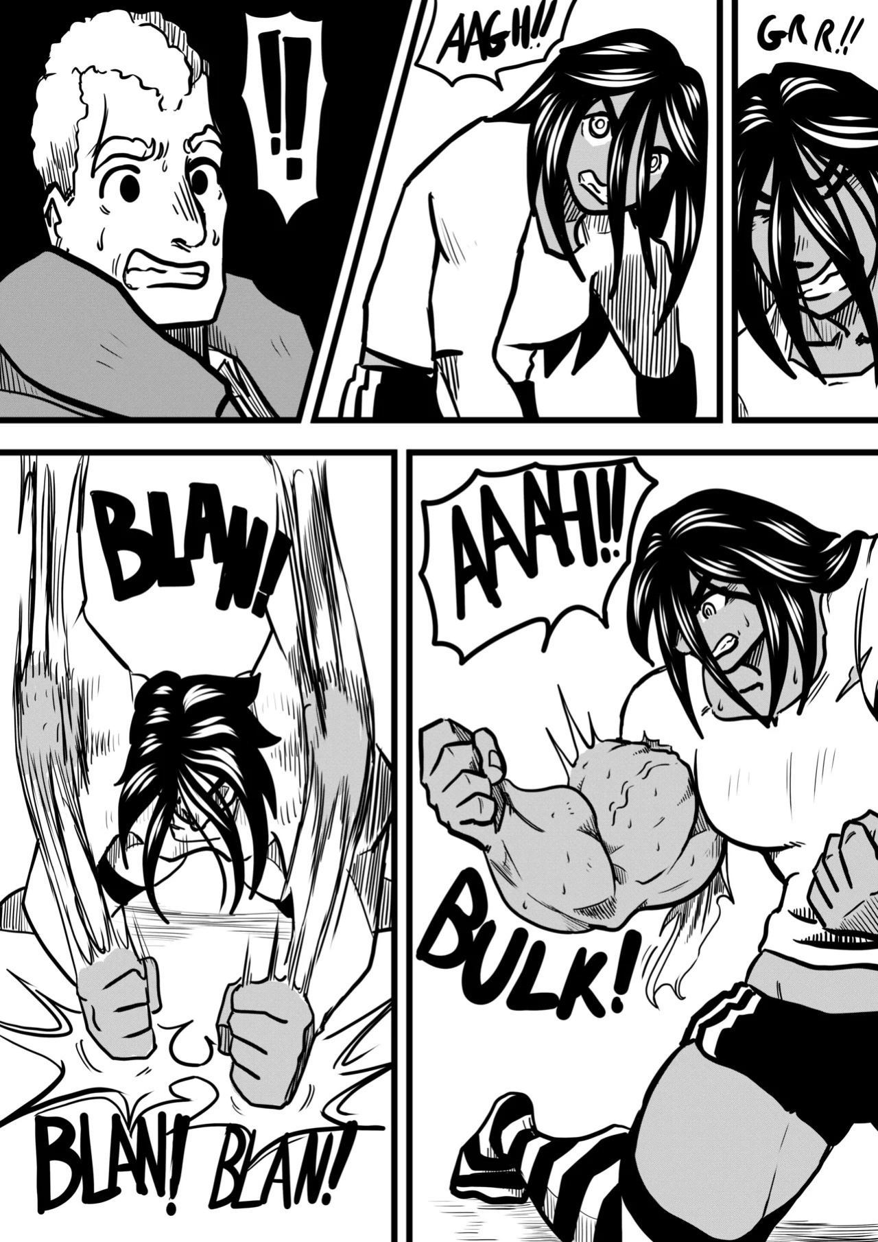[Odoruyama] Betty Hulk AU: Talbot Makes Betty Angry [Old Version]