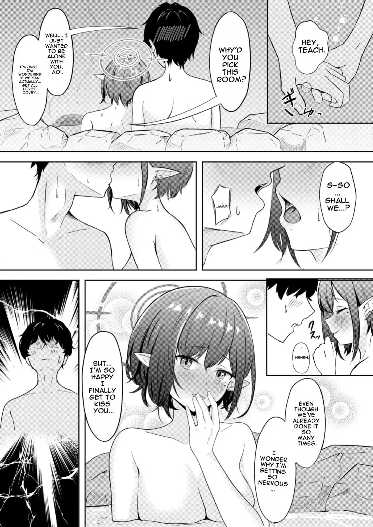 [For Us (Yonjiri)] Dousei Aoi to Shippori Onsen Ryokou | Aoi's Hot Spring Squeeze Trip (Blue Archive) [English] [DNTA] [Digital]