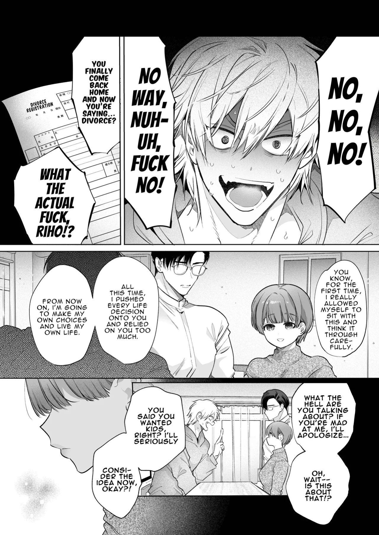 [Yatomomin (Yamamoto Tomomitsu)] Riho NTR ~Ordered By My Husband to Get Fucked By His Colleague~ [English] [Mina-san TL] [Digital]