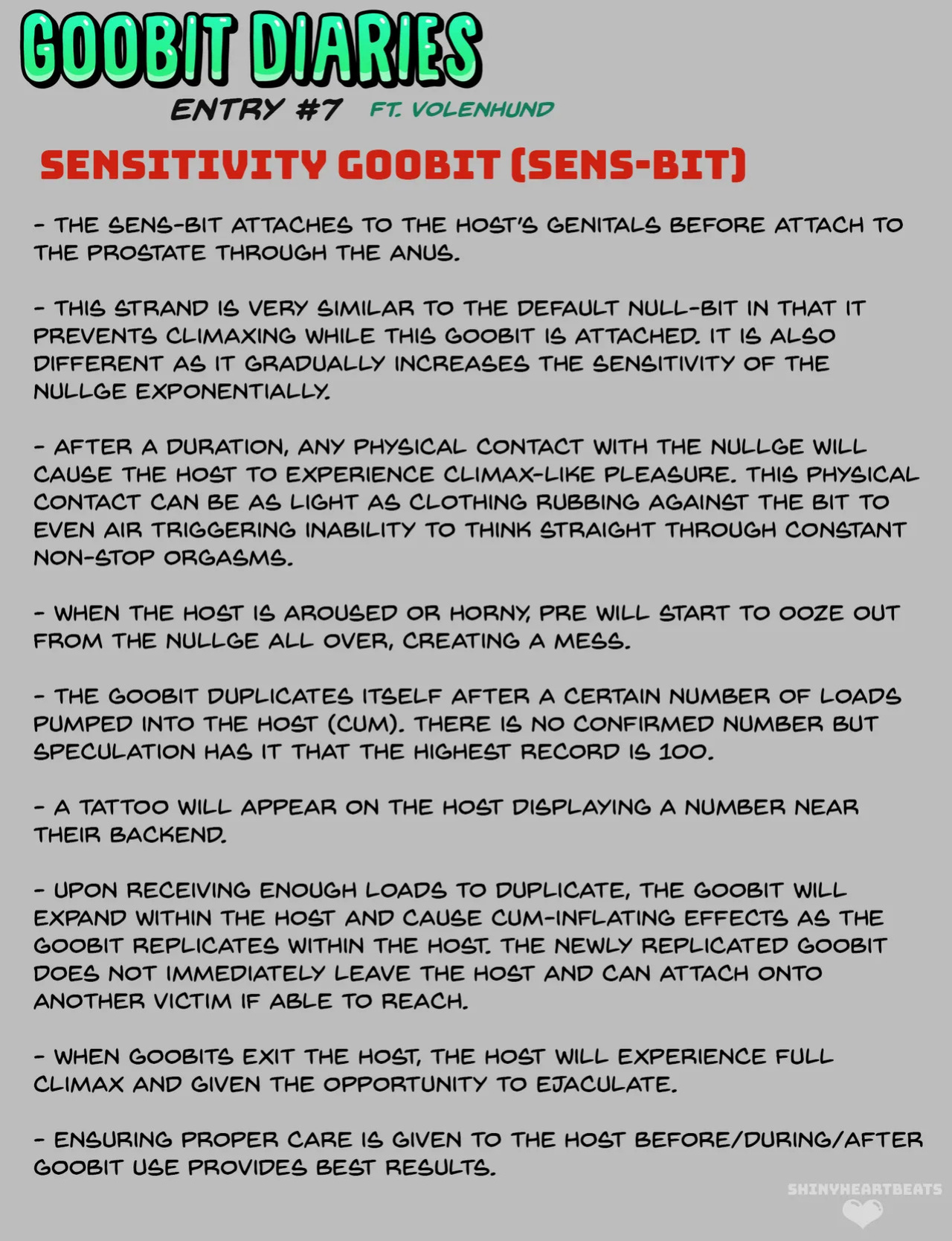 [ShinyHeartBeats] Goobit Diaries