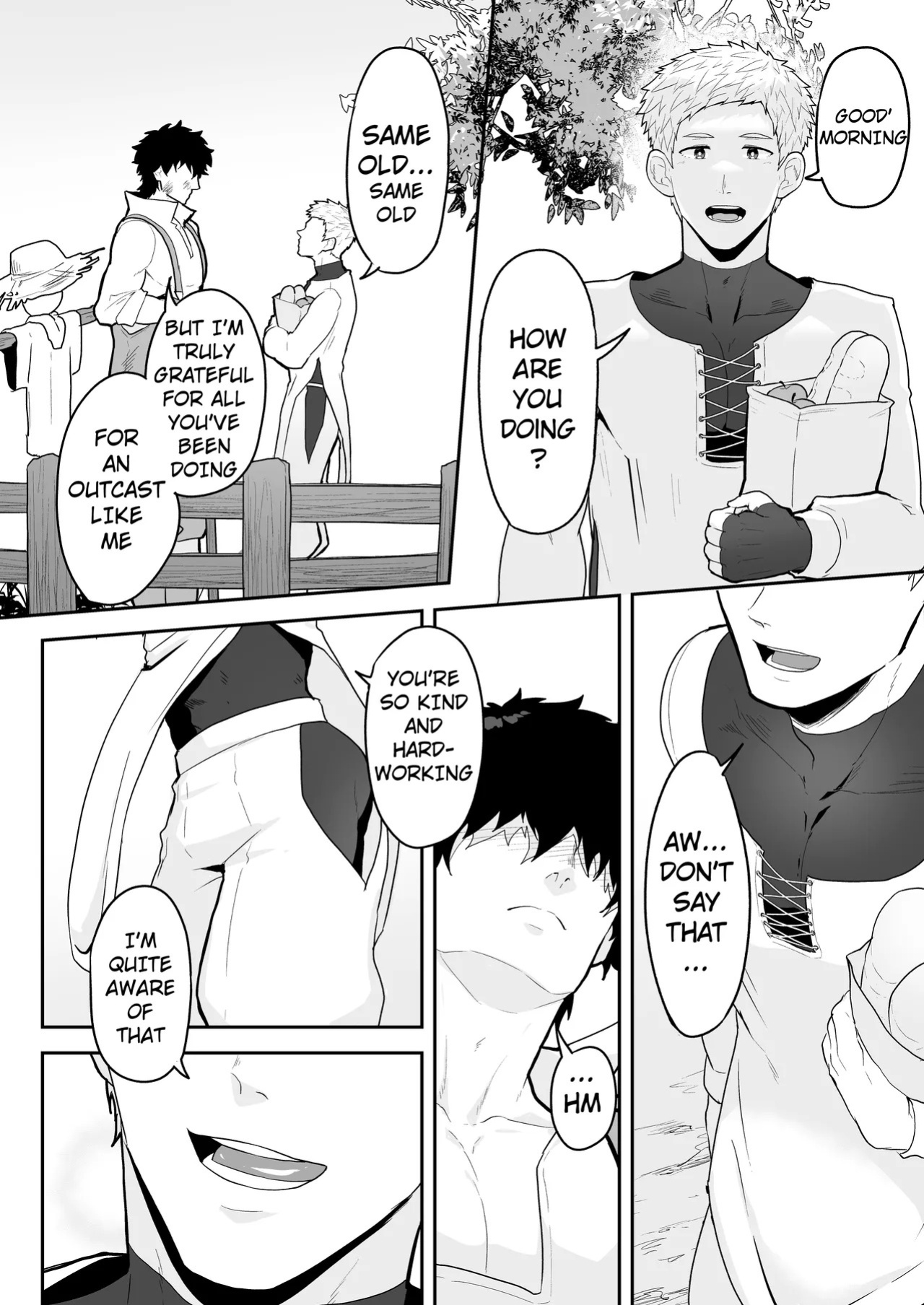 [PULIN Nabe (kakenari)] Noufu to Shinpu | The Farmer and The Priest [English] [Uncensored]