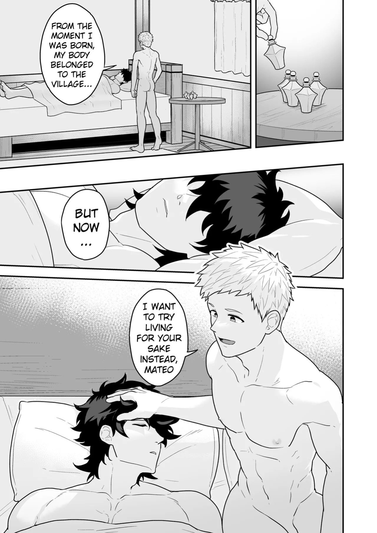 [PULIN Nabe (kakenari)] Noufu to Shinpu | The Farmer and The Priest [English] [Uncensored]