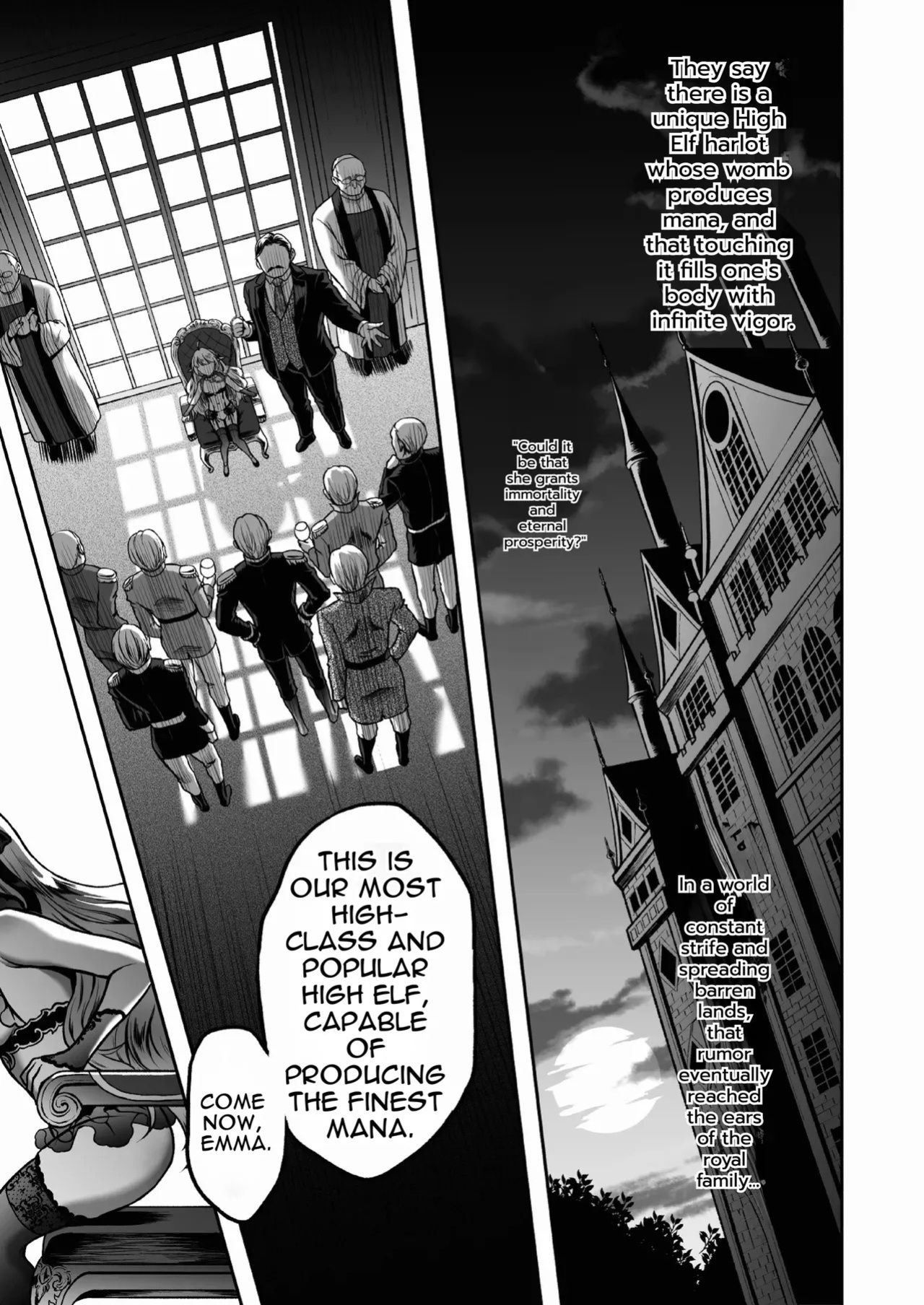 [H.B.A (Usagi Nagomu)] The Twilight Elf of the Evening 6: High Elf Turned Harlot 3 [Decensored] [Digital] [English]