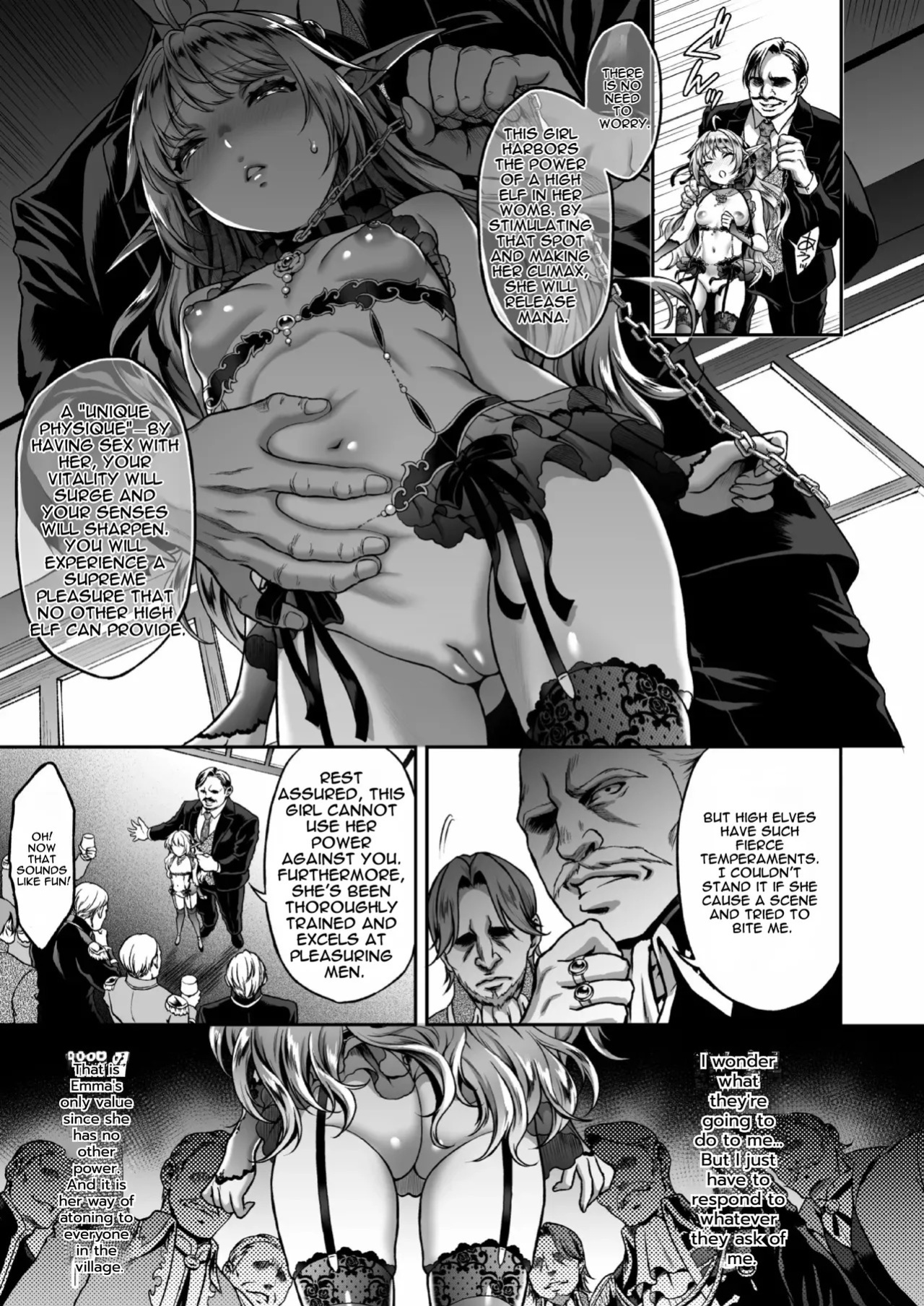 [H.B.A (Usagi Nagomu)] The Twilight Elf of the Evening 6: High Elf Turned Harlot 3 [Decensored] [Digital] [English]