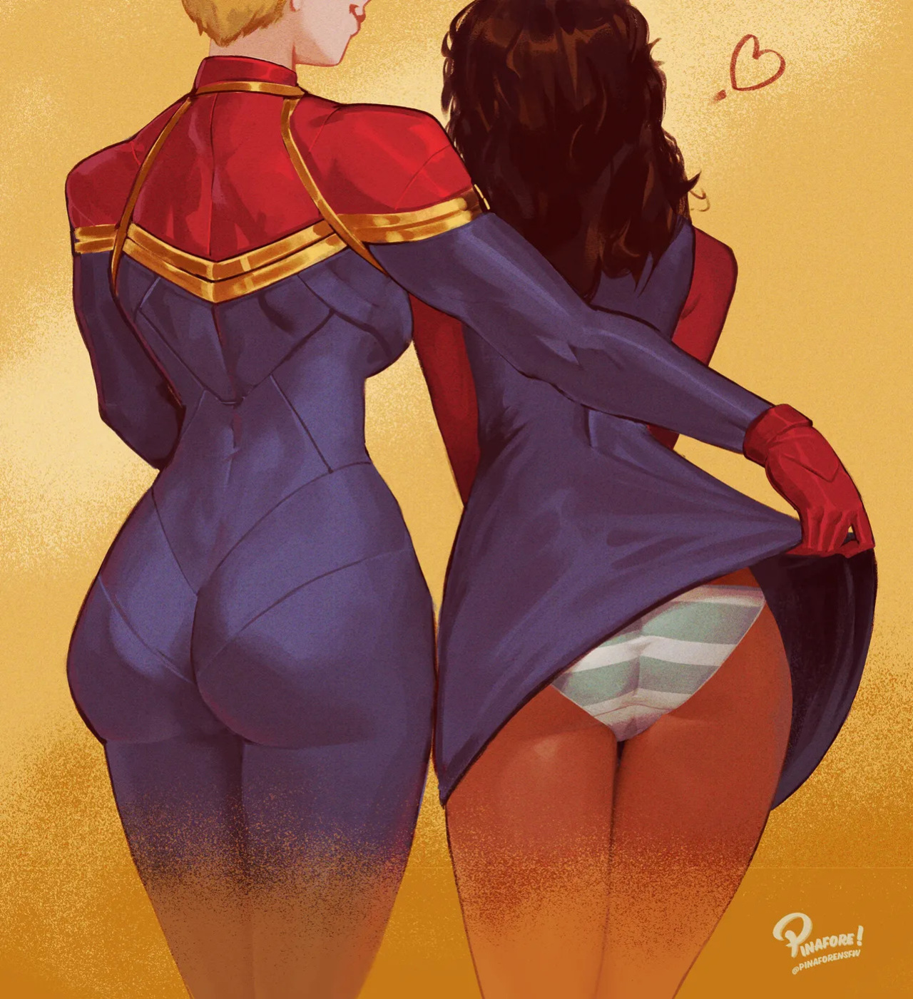 [Pinafore] Ms. Marvel x Captain Marvel