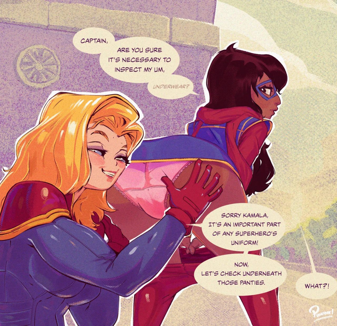 [Pinafore] Ms. Marvel x Captain Marvel