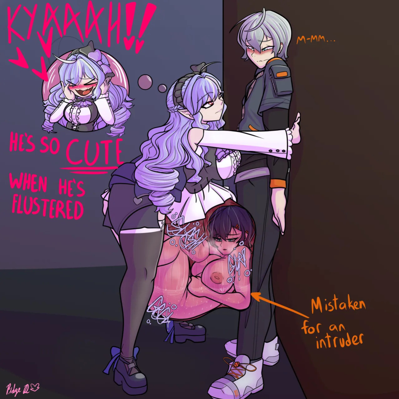 [pidgedouglas & Fatedmeal] Caught Between a Gut and a Kabedon!