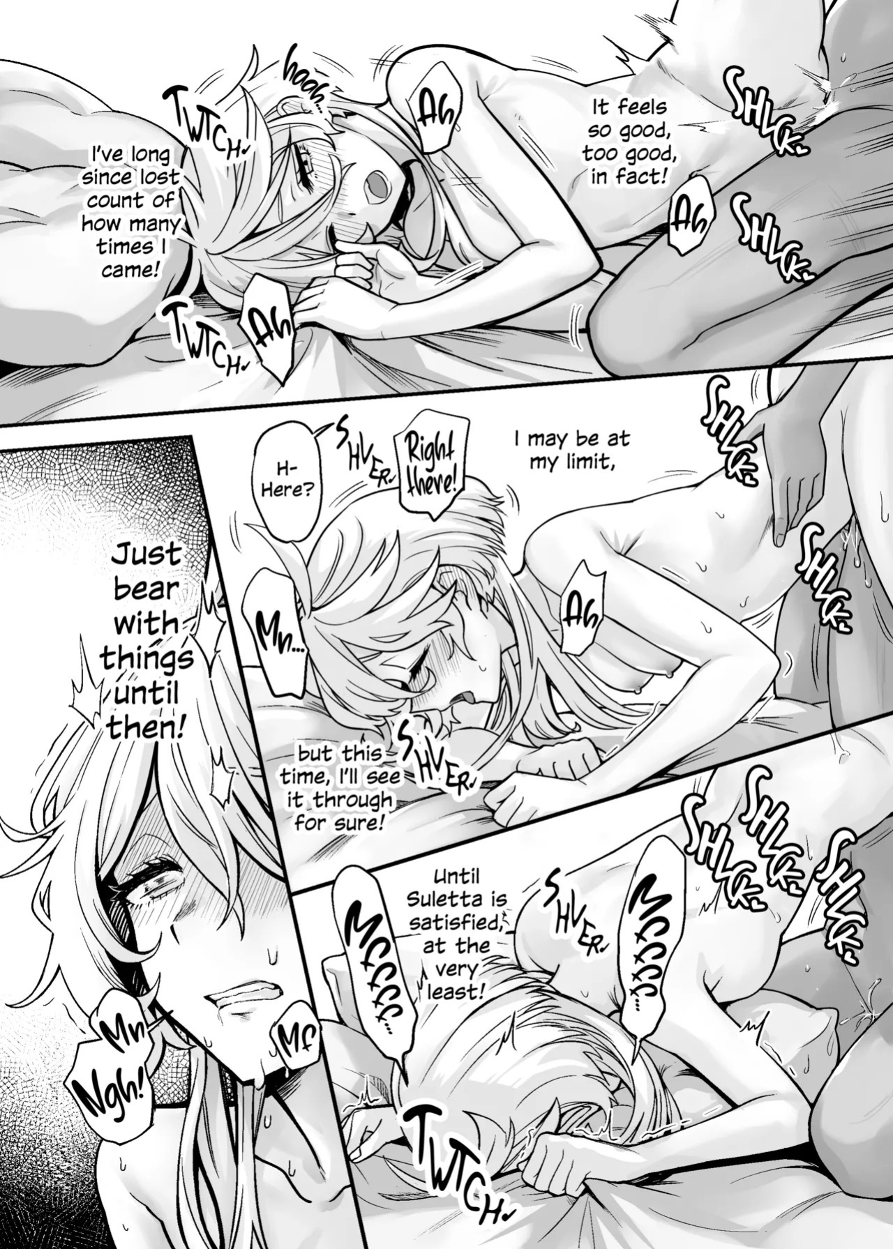 [Tendoushi (Tendou Itsuki)] Chanto Manzoku Sasete Ageru Kara, Baka | Since I'll Satisfy You, Stupid (Mobile Suit Gundam: The Witch from Mercury) [English] [Digital]