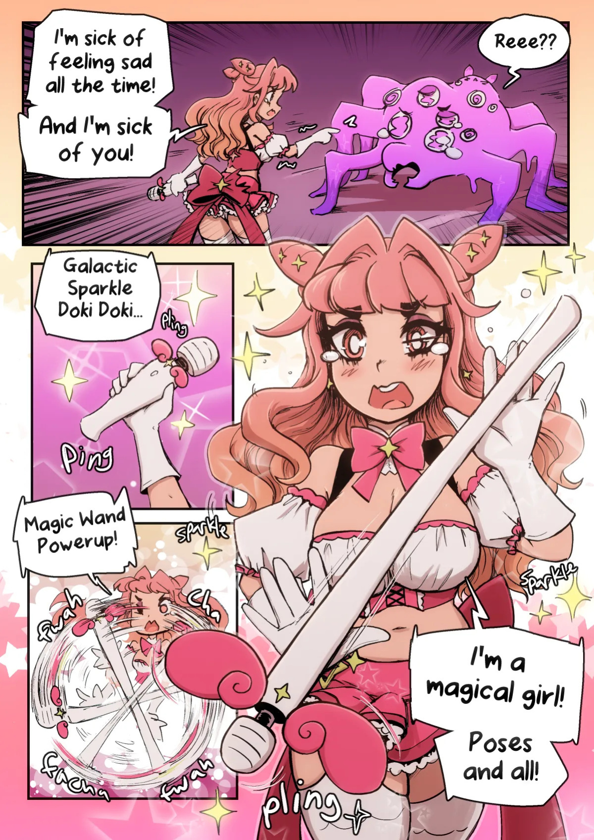 [Caffeccino] Mundane Magical Girl (Ongoing)