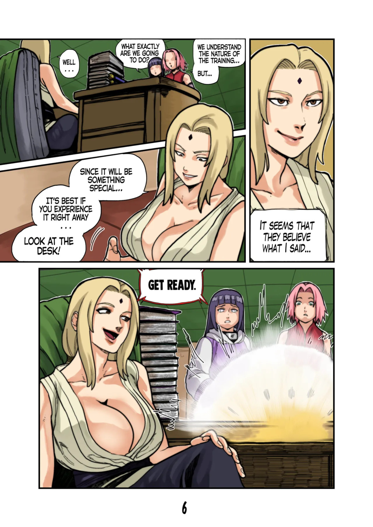 Hinata x Tsunade x Sakura