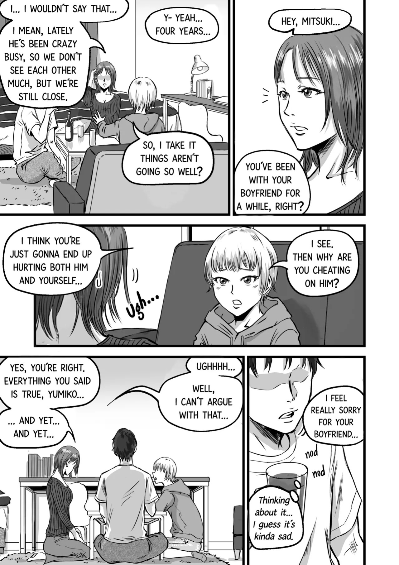 [Dekamatsu] Onna Tomodachi no Uwaki Kokuhaku 2 | My Friend Confessed to Cheating 2 [English]
