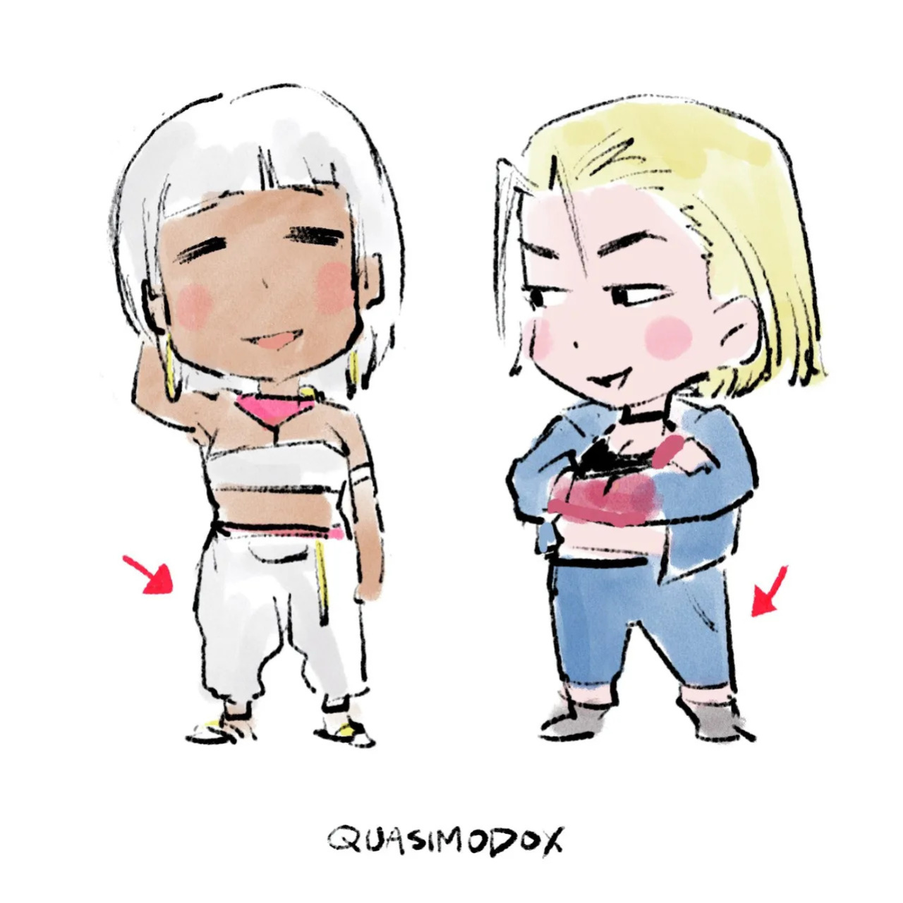 [Quasimodox, Wallace Pires] Akuma & Elena (Street Fighter 6)