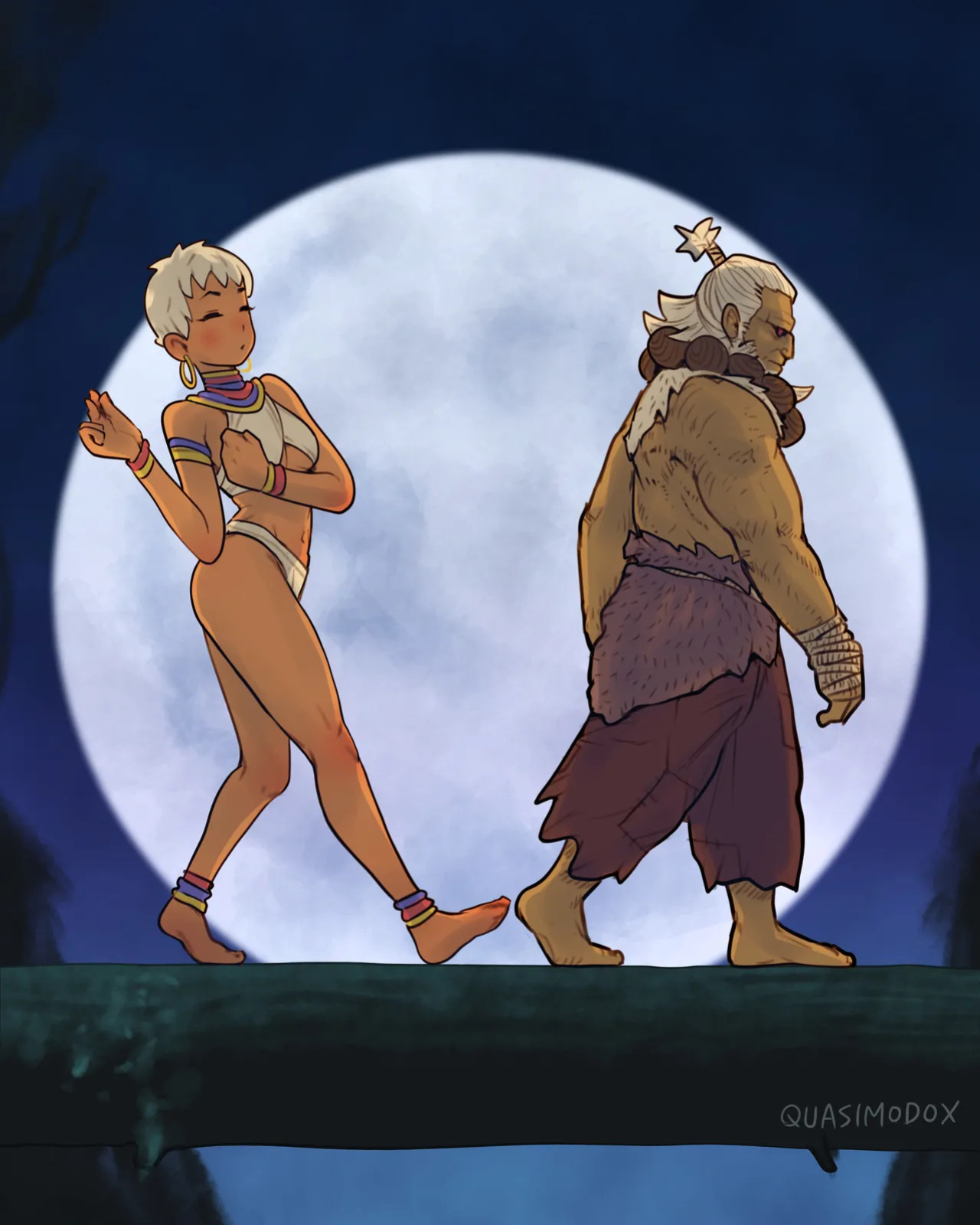 [Quasimodox, Wallace Pires] Akuma & Elena (Street Fighter 6)
