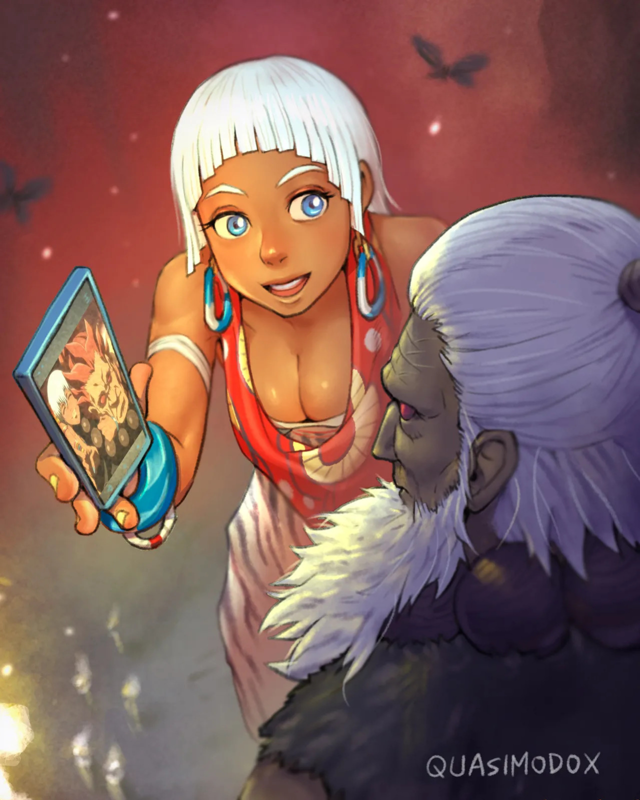 [Quasimodox, Wallace Pires] Akuma & Elena (Street Fighter 6)