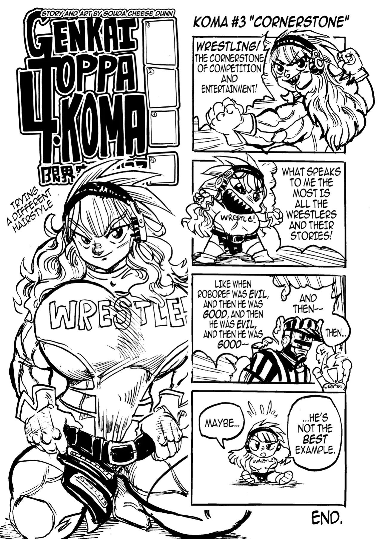 [Gouda Dunn] Genkai Toppa 4-Koma!