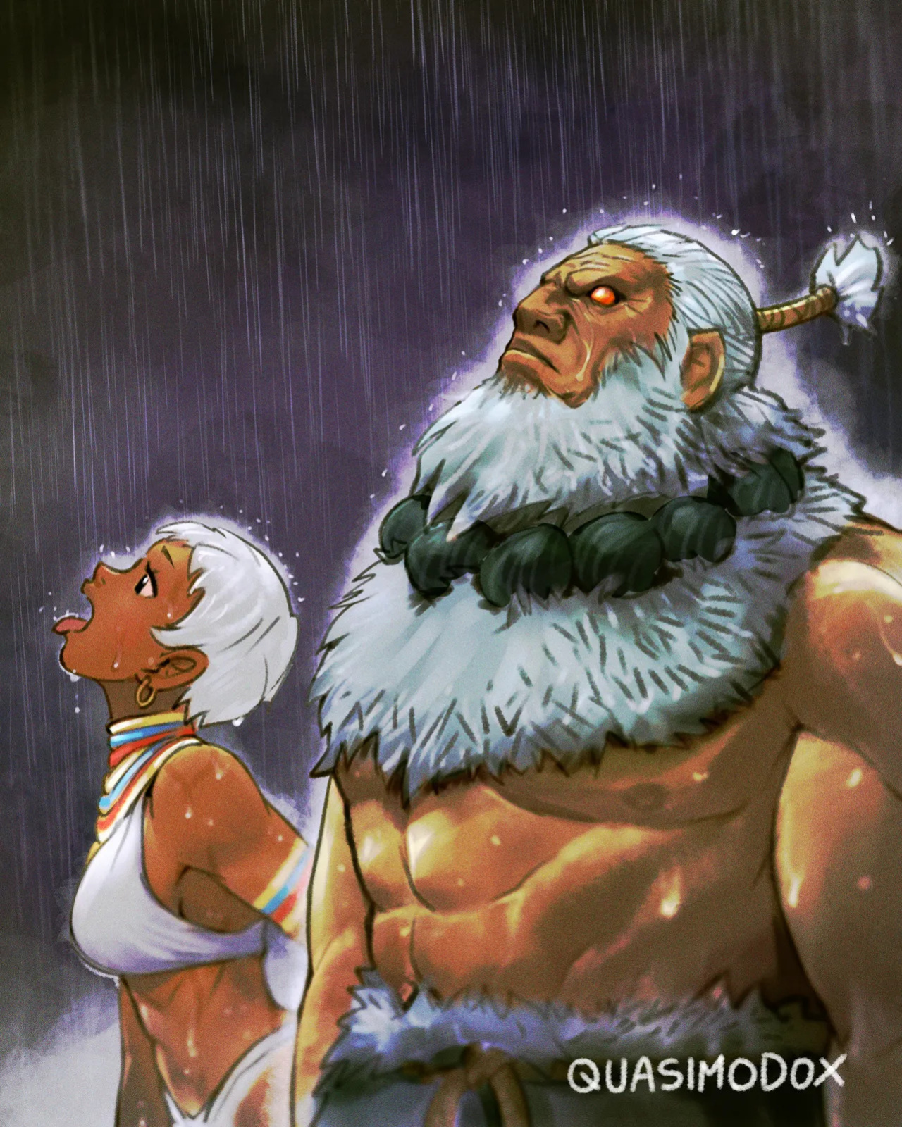[Quasimodox, Wallace Pires] Akuma & Elena (Street Fighter 6)