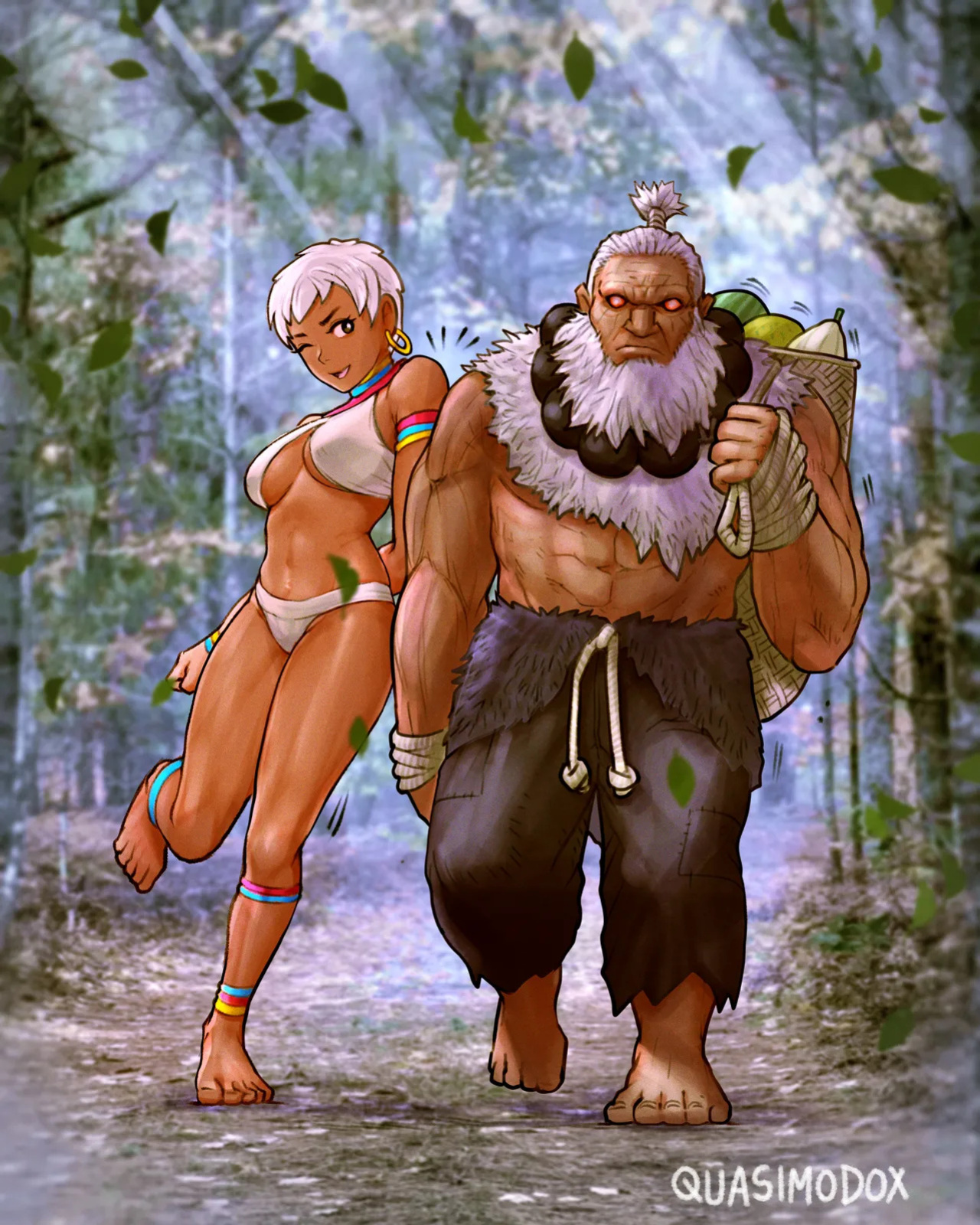 [Quasimodox, Wallace Pires] Akuma & Elena (Street Fighter 6)