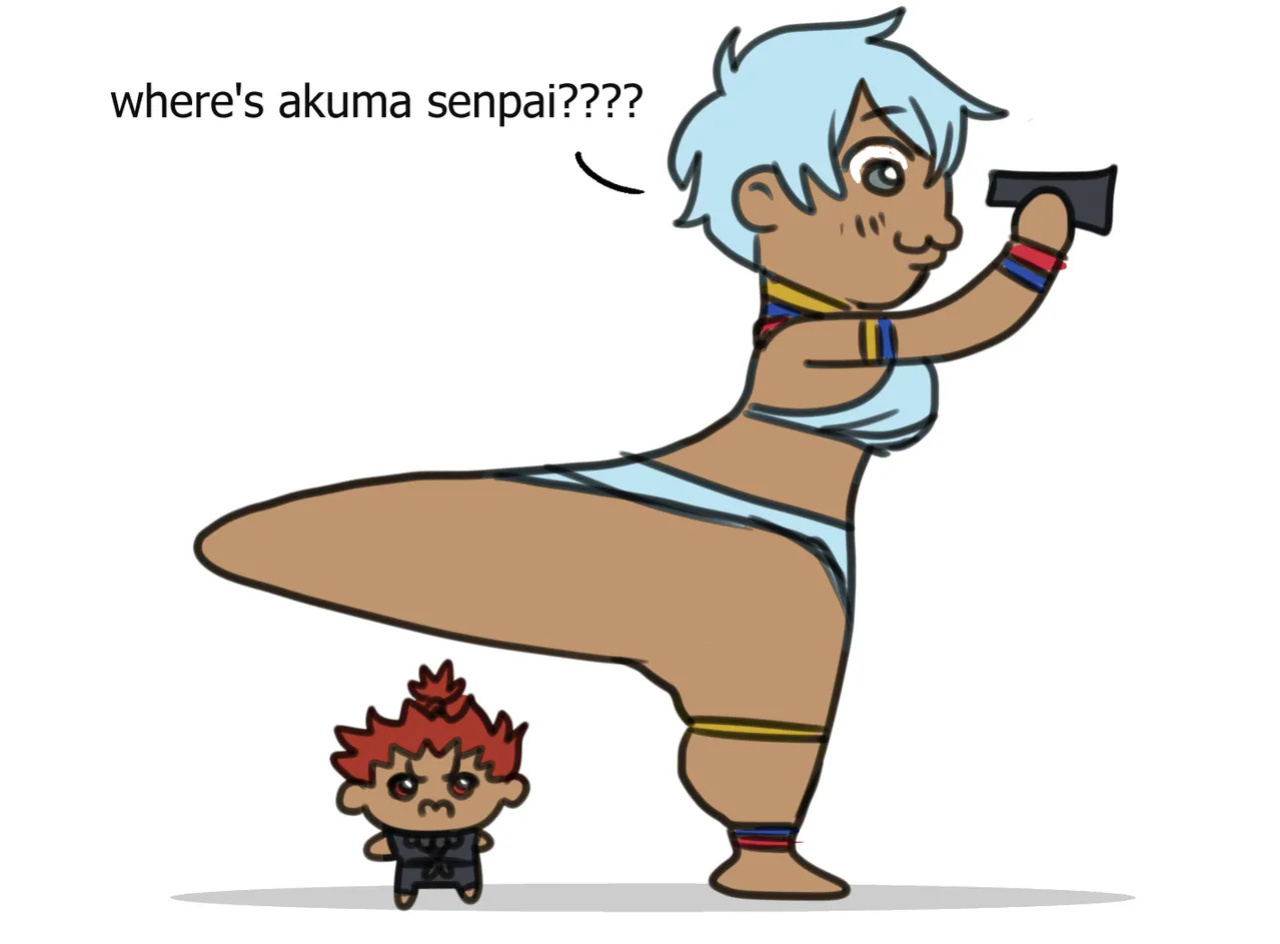 [Quasimodox, Wallace Pires] Akuma & Elena (Street Fighter 6)