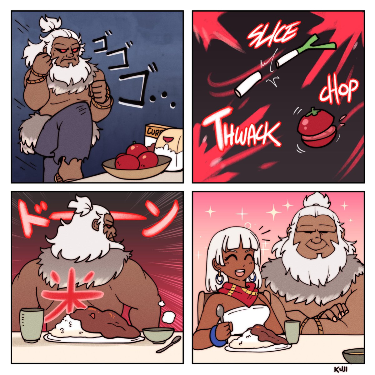 [Quasimodox, Wallace Pires] Akuma & Elena (Street Fighter 6)