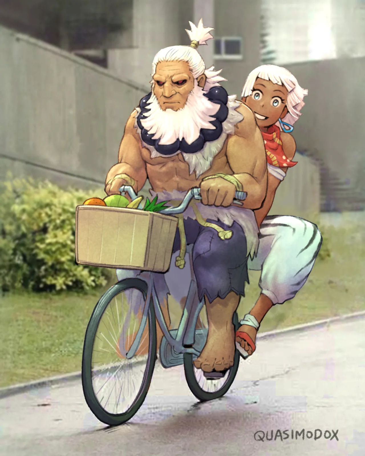 [Quasimodox, Wallace Pires] Akuma & Elena (Street Fighter 6)