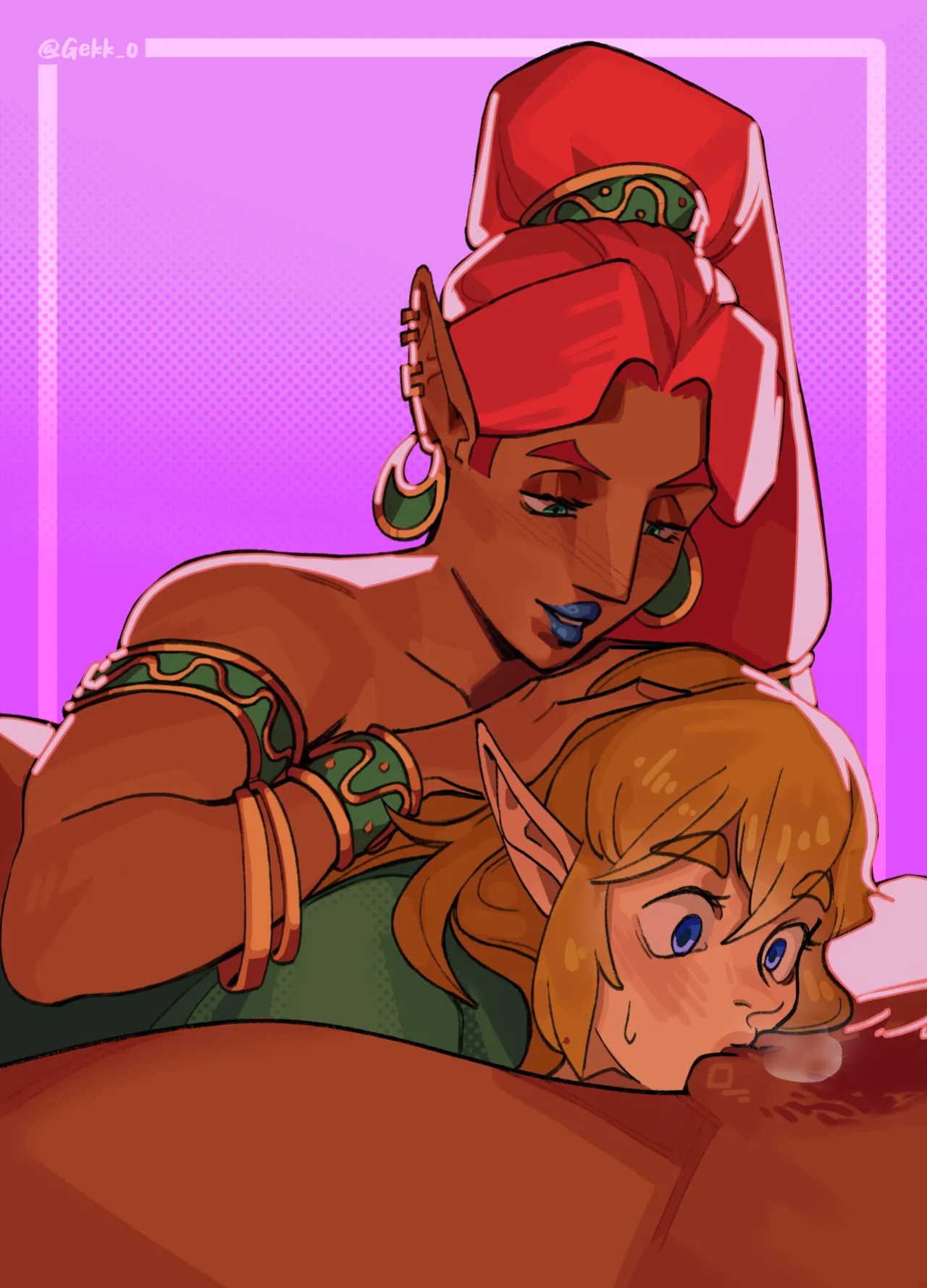 [GekkoNSFW] Sneaking into the Forbidden Town ch.1-2 (TLOZ: Breath of the Wild) [ongoing]
