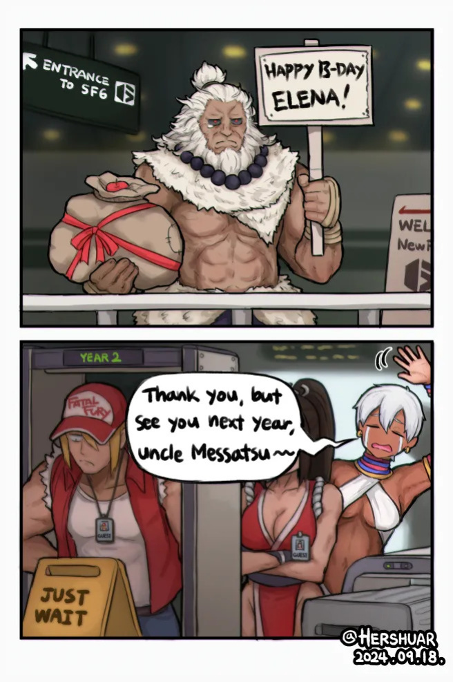 [Quasimodox, Wallace Pires] Akuma & Elena (Street Fighter 6)