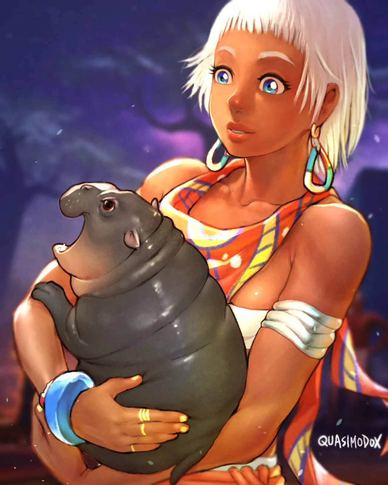 [Quasimodox, Wallace Pires] Akuma & Elena (Street Fighter 6)