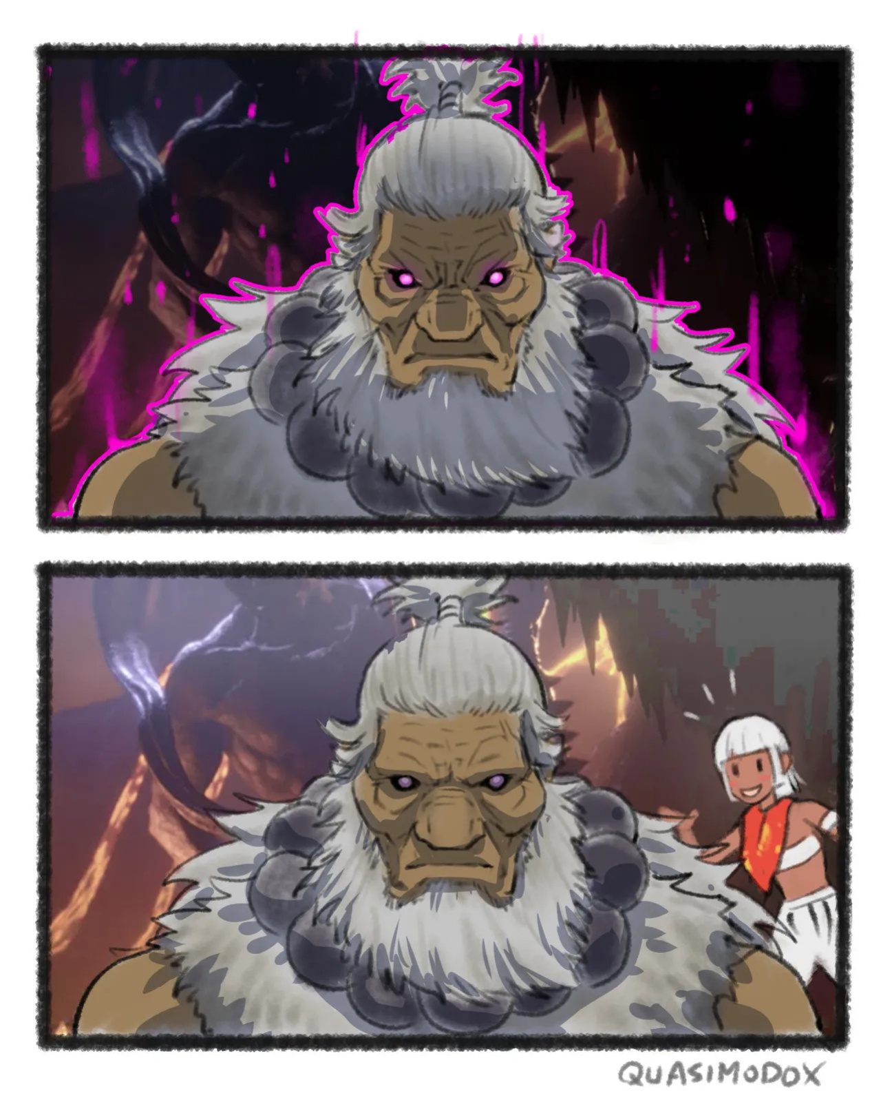 [Quasimodox, Wallace Pires] Akuma & Elena (Street Fighter 6)