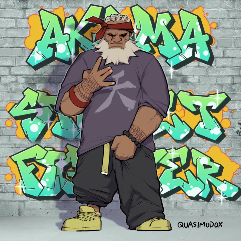 [Quasimodox, Wallace Pires] Akuma & Elena (Street Fighter 6)