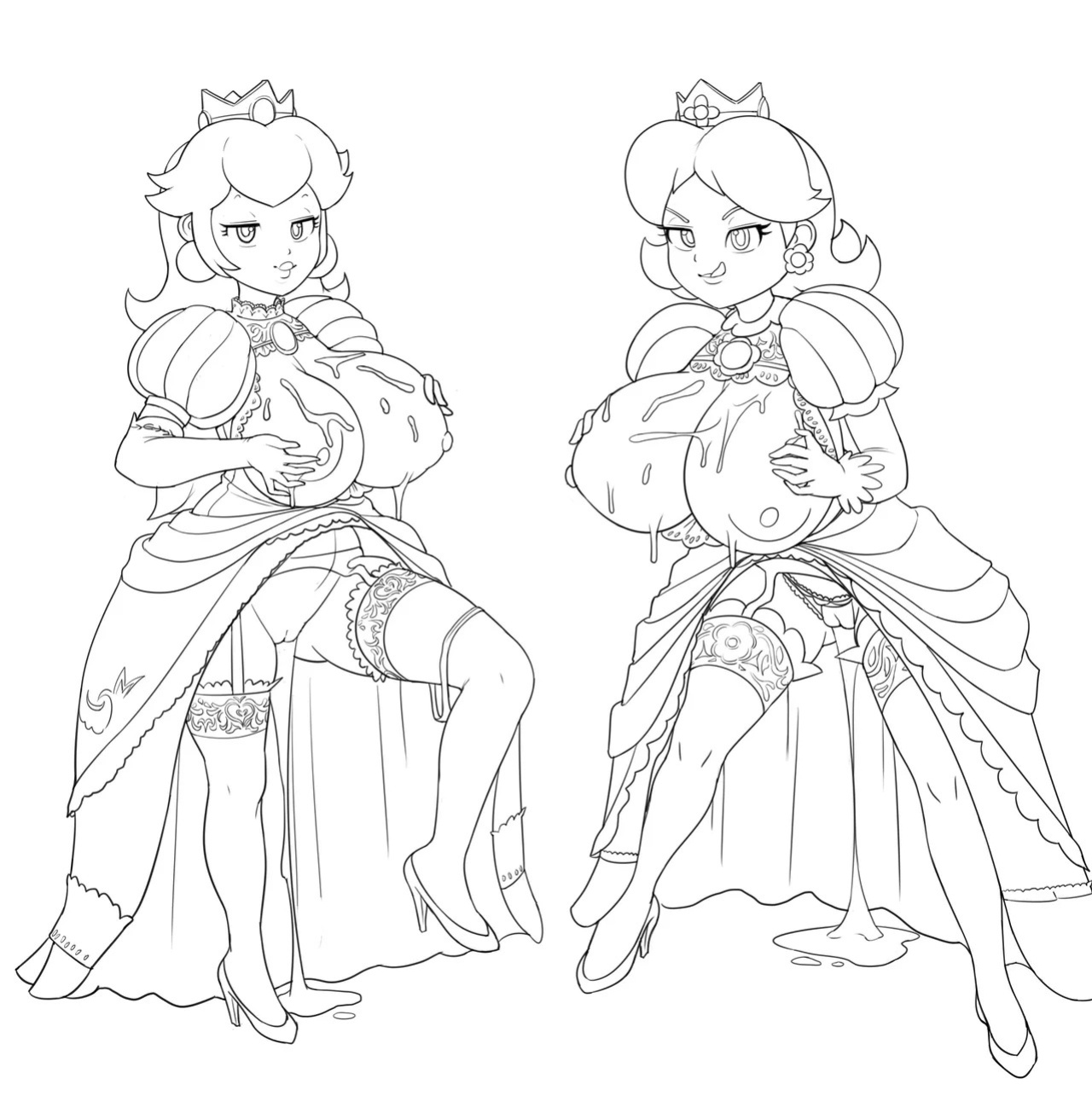 [Greyimpaction] Super Mario Bros Princesses