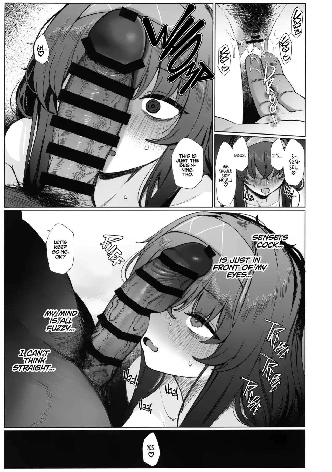 (C107) [Lactucopicrin (Momoiro Retas)] Rojiura no Majutsushi | The Magician of the Back Alley (Blue Archive) [English] [TheWhiteLine]