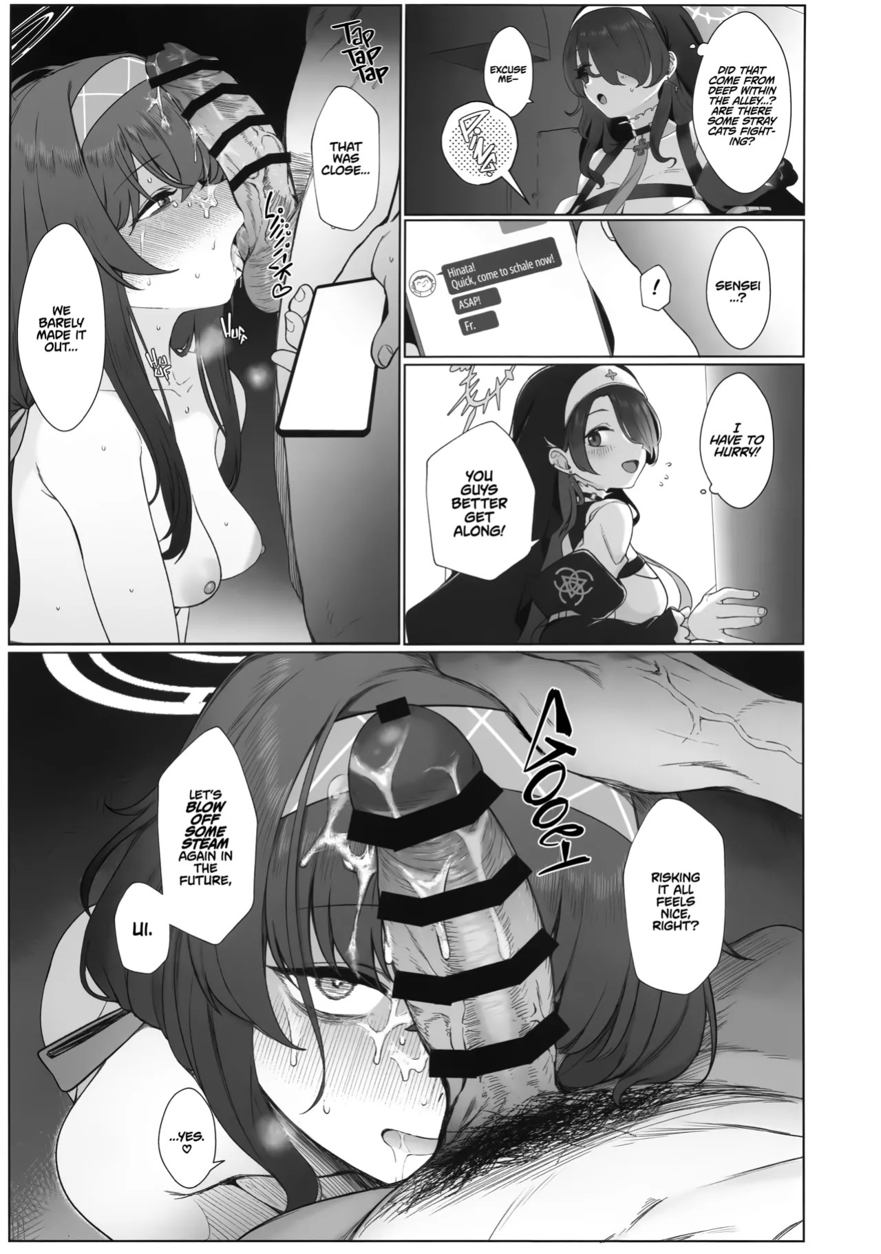 (C107) [Lactucopicrin (Momoiro Retas)] Rojiura no Majutsushi | The Magician of the Back Alley (Blue Archive) [English] [TheWhiteLine]