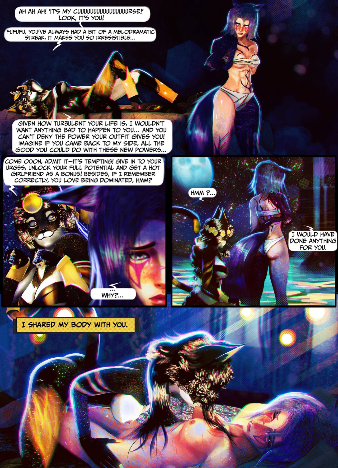 『Sharess's Embrace by Umbreoctali』An erotic story set in the universe of Dungeons & Dragons (English)