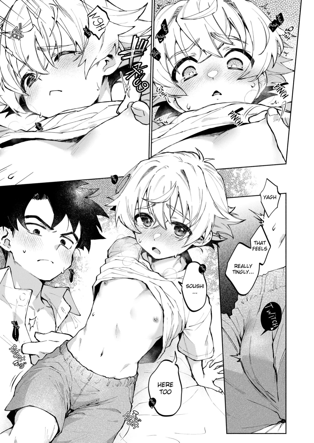 [Nechimocco (Warabita)] If you're fine with anyone, Why not do it with Me?! 〜My CHildhood friend discovered Anal Masturbation...〜 [English]