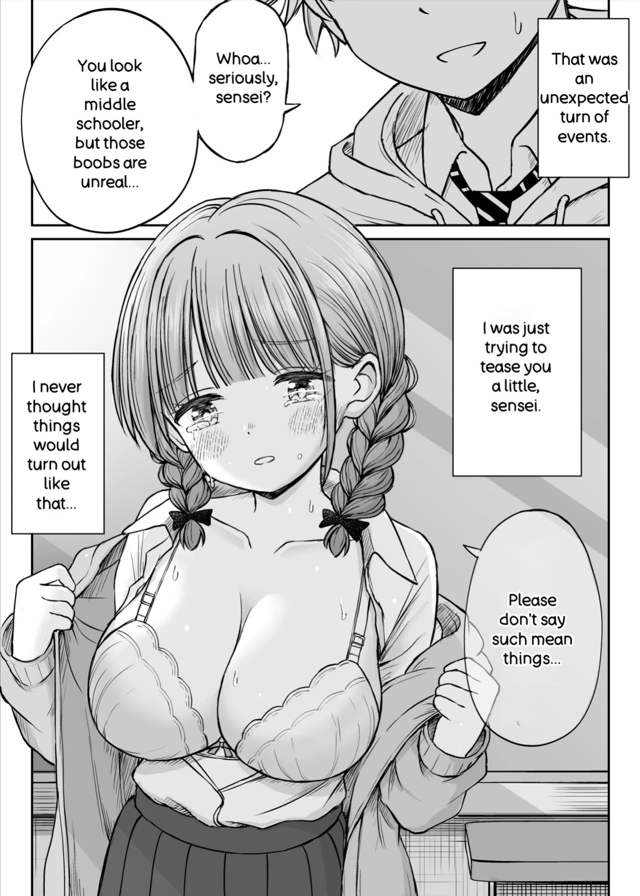 [Kotorakku] Please Don't Bully Sensei Too Much... ~The Day the Kind, Baby-Faced, Big-Breasted Hanasaki-Sensei’s Heart Broke~ [English]