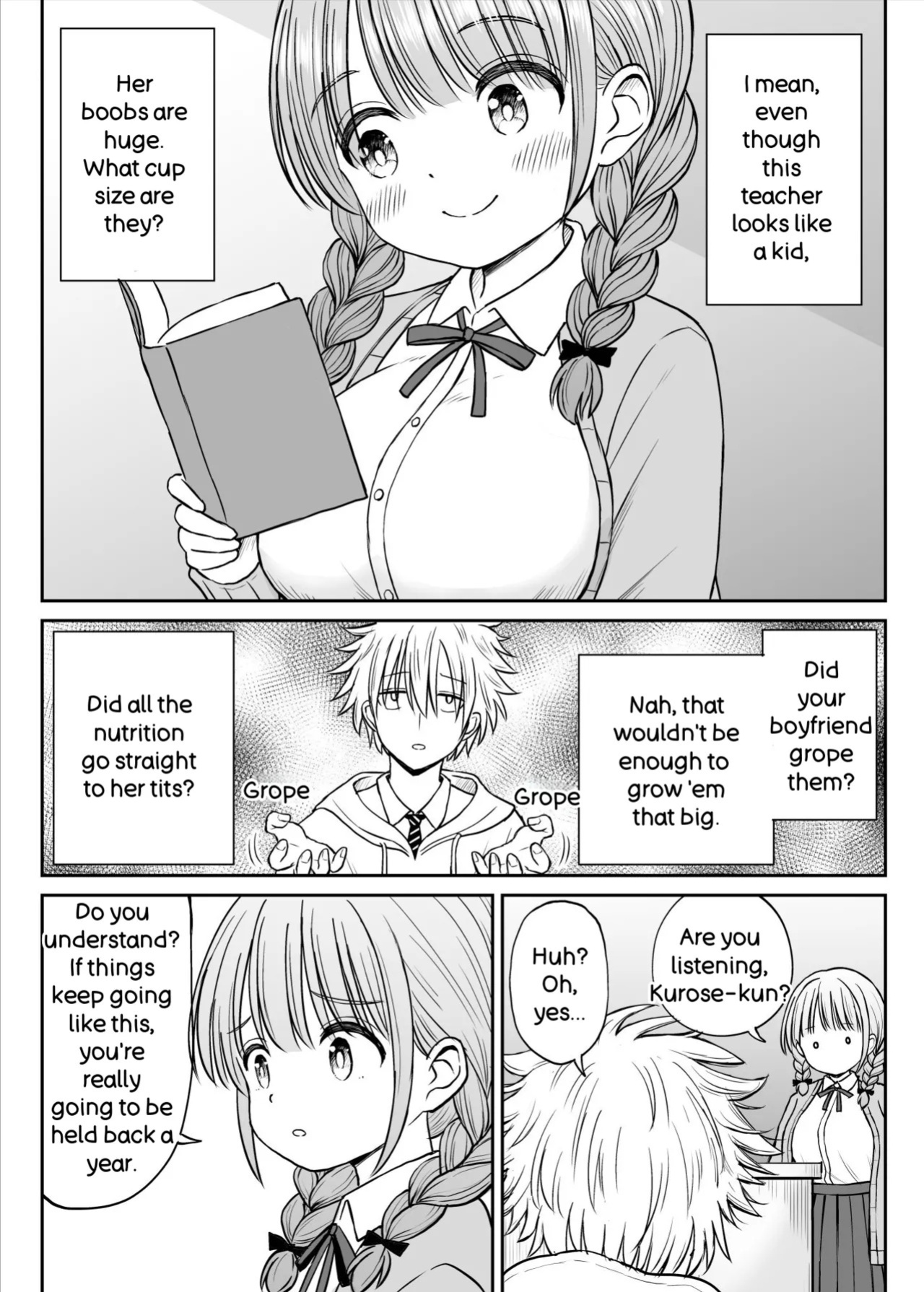 [Kotorakku] Please Don't Bully Sensei Too Much... ~The Day the Kind, Baby-Faced, Big-Breasted Hanasaki-Sensei’s Heart Broke~ [English]