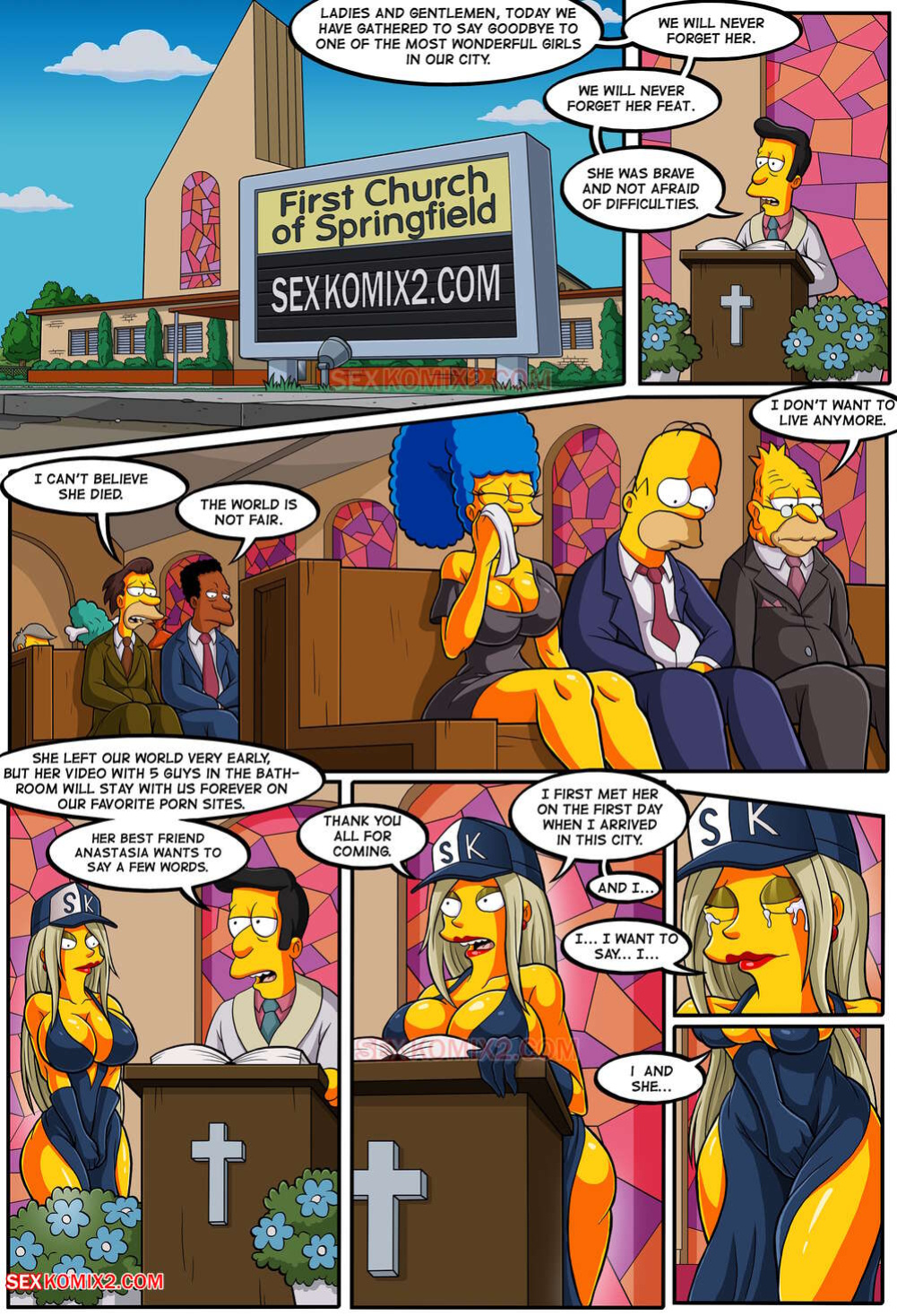 [SexKomix] Adventures of Anastasia: Who stole the panties? (The Simpsons) [English]