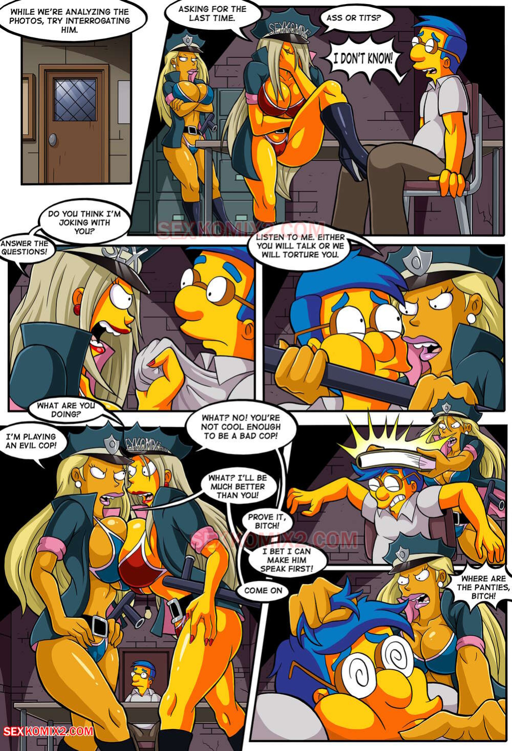 [SexKomix] Adventures of Anastasia: Who stole the panties? (The Simpsons) [English]