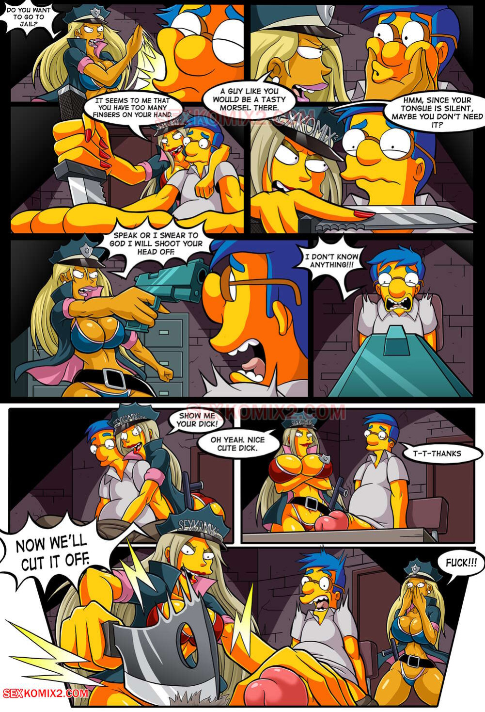 [SexKomix] Adventures of Anastasia: Who stole the panties? (The Simpsons) [English]