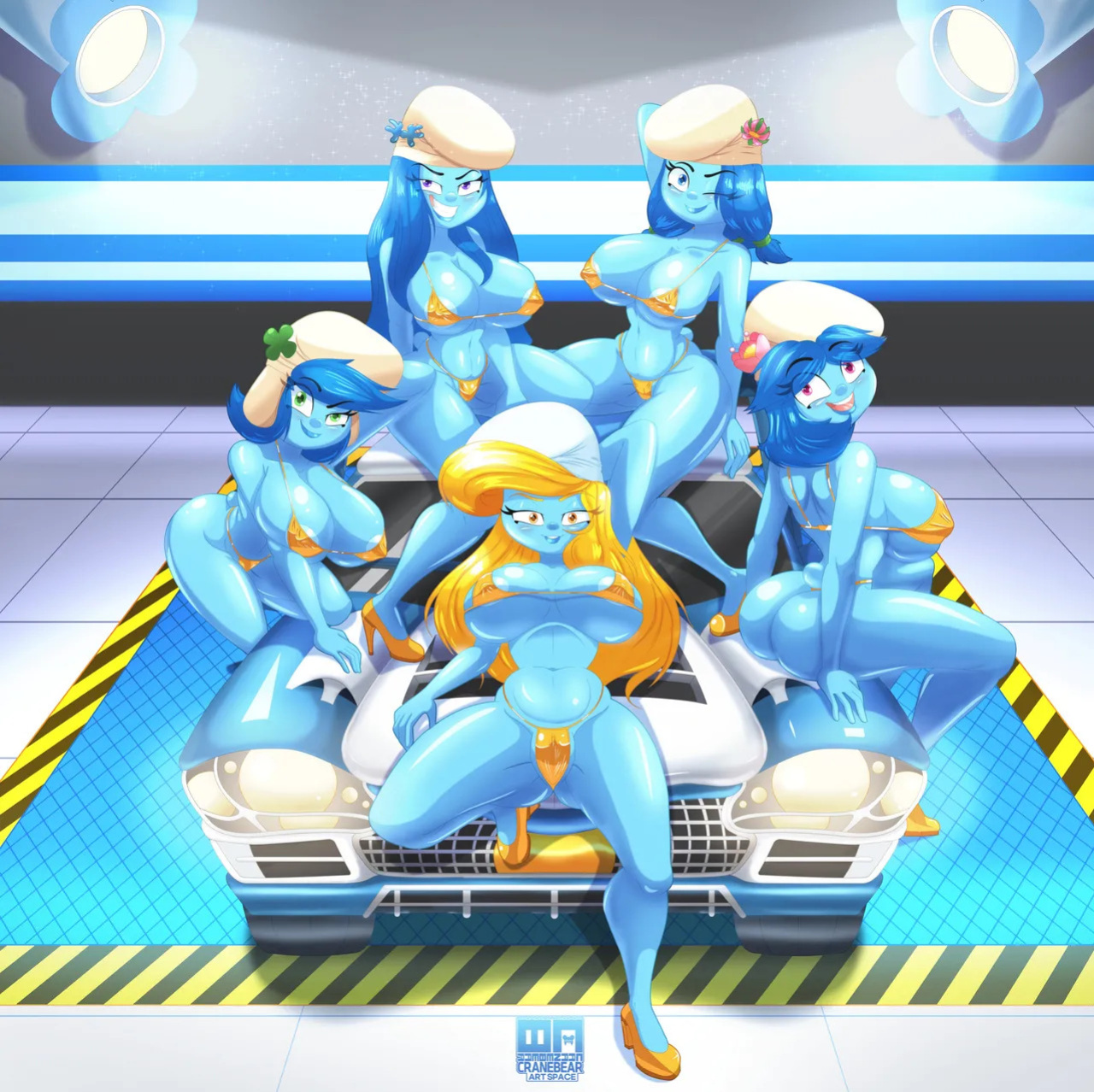 [CRANEBEAR] Smurfette (The Smurfs)