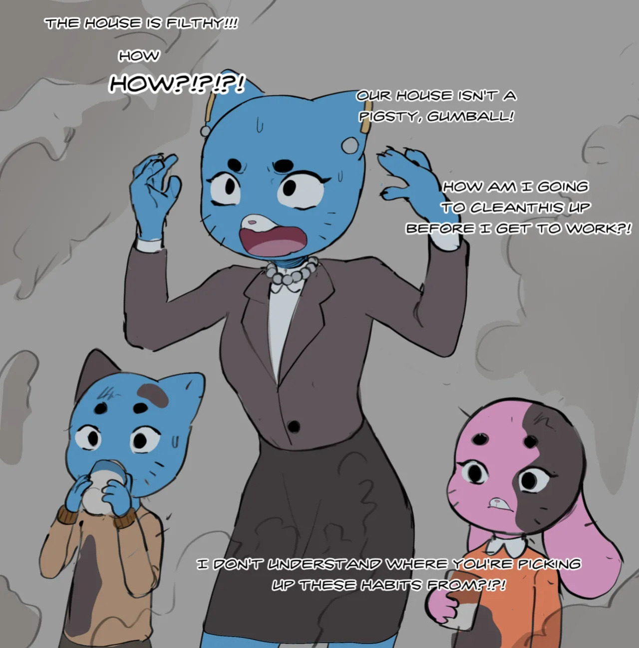 [Matchattea] Night Shifts (The Amazing World of Gumball)