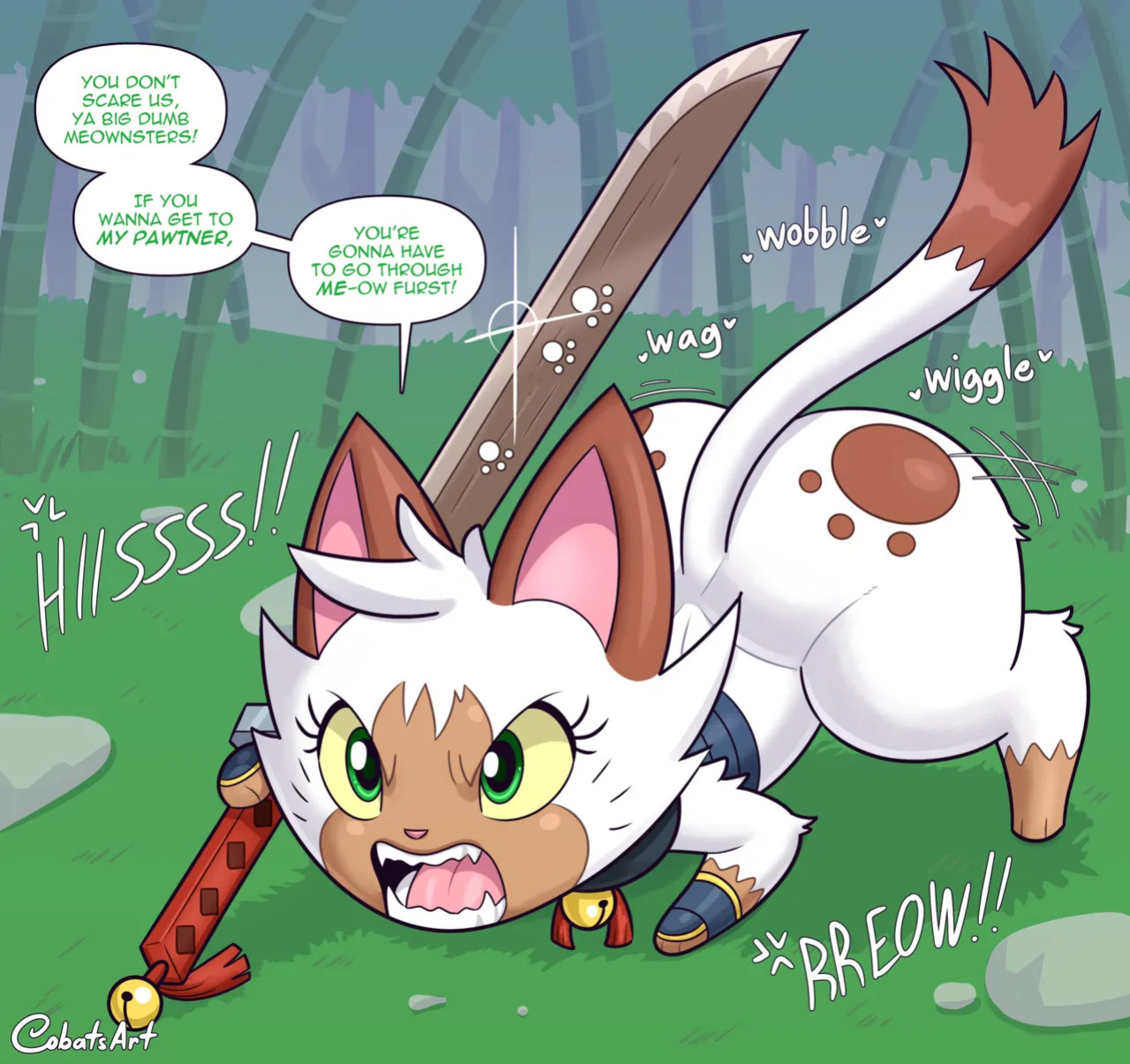 [Cobatsart] Meowster Hunter: Jennifur (Monster Hunter)