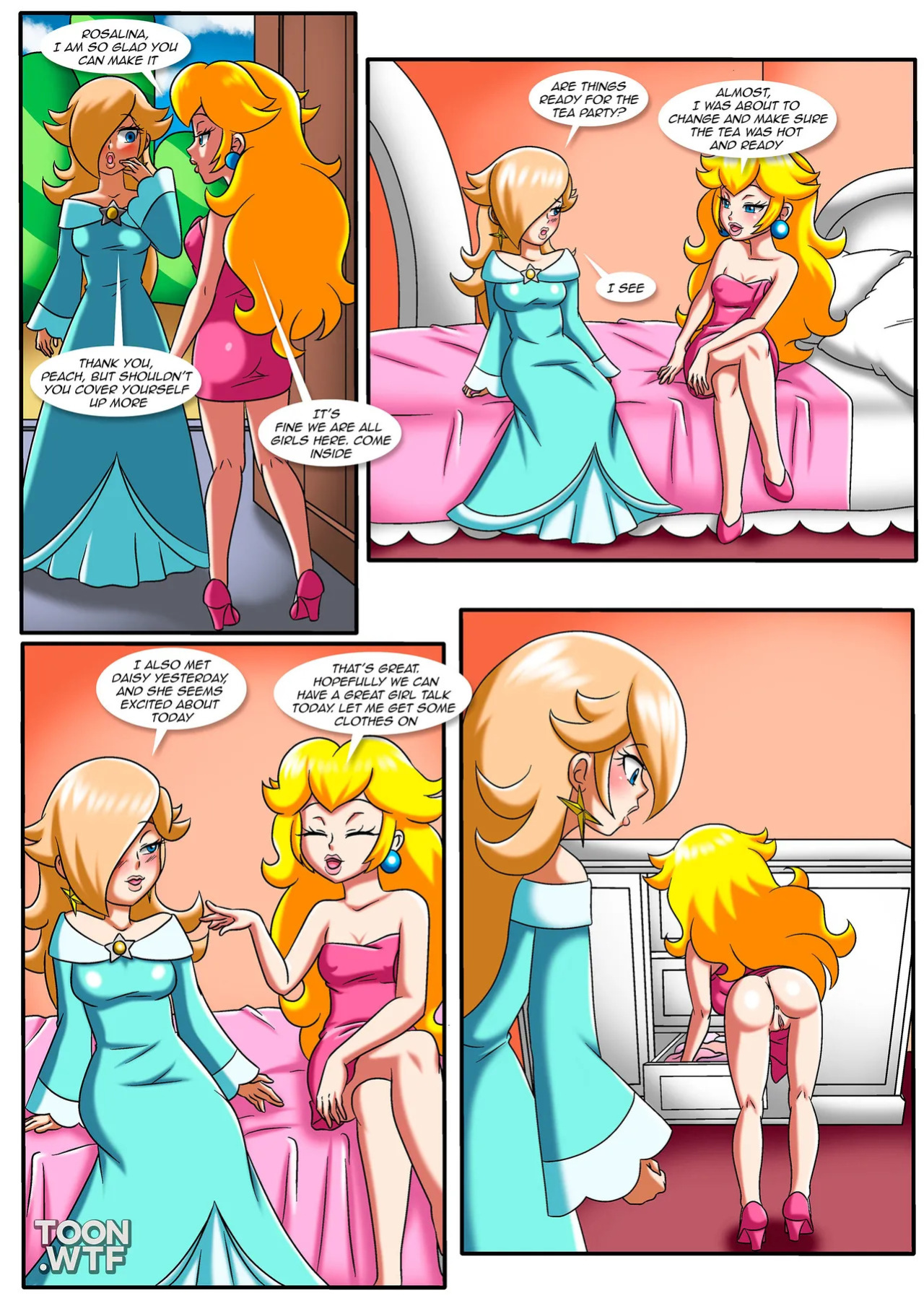 [PalComix] Peach's Tea Party (Super Mario Bros) ONGOING
