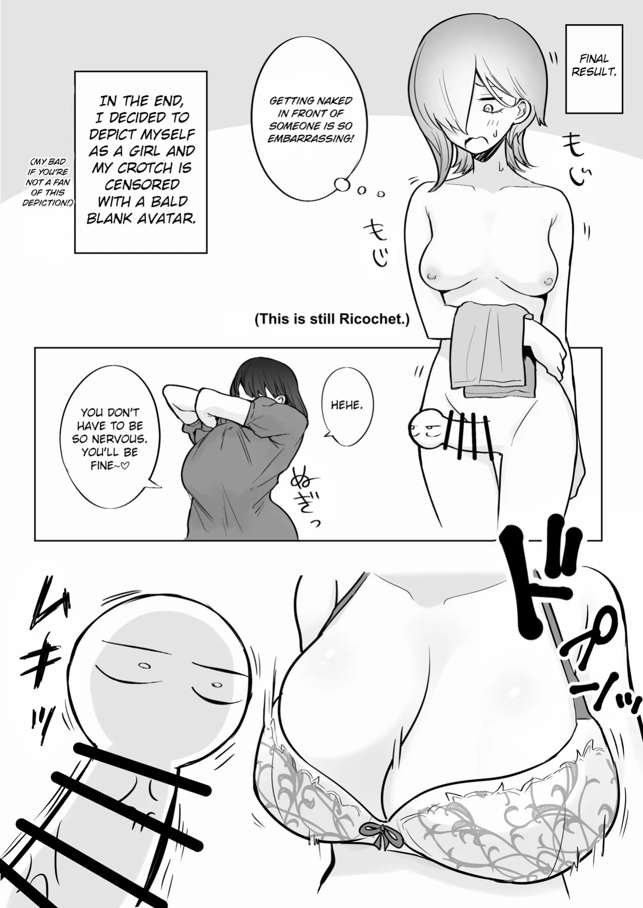 [Ricochet] Dekachichi Momi Repo Manga | A Report Manga About Fondling Huge Titties [English] [ConTL]