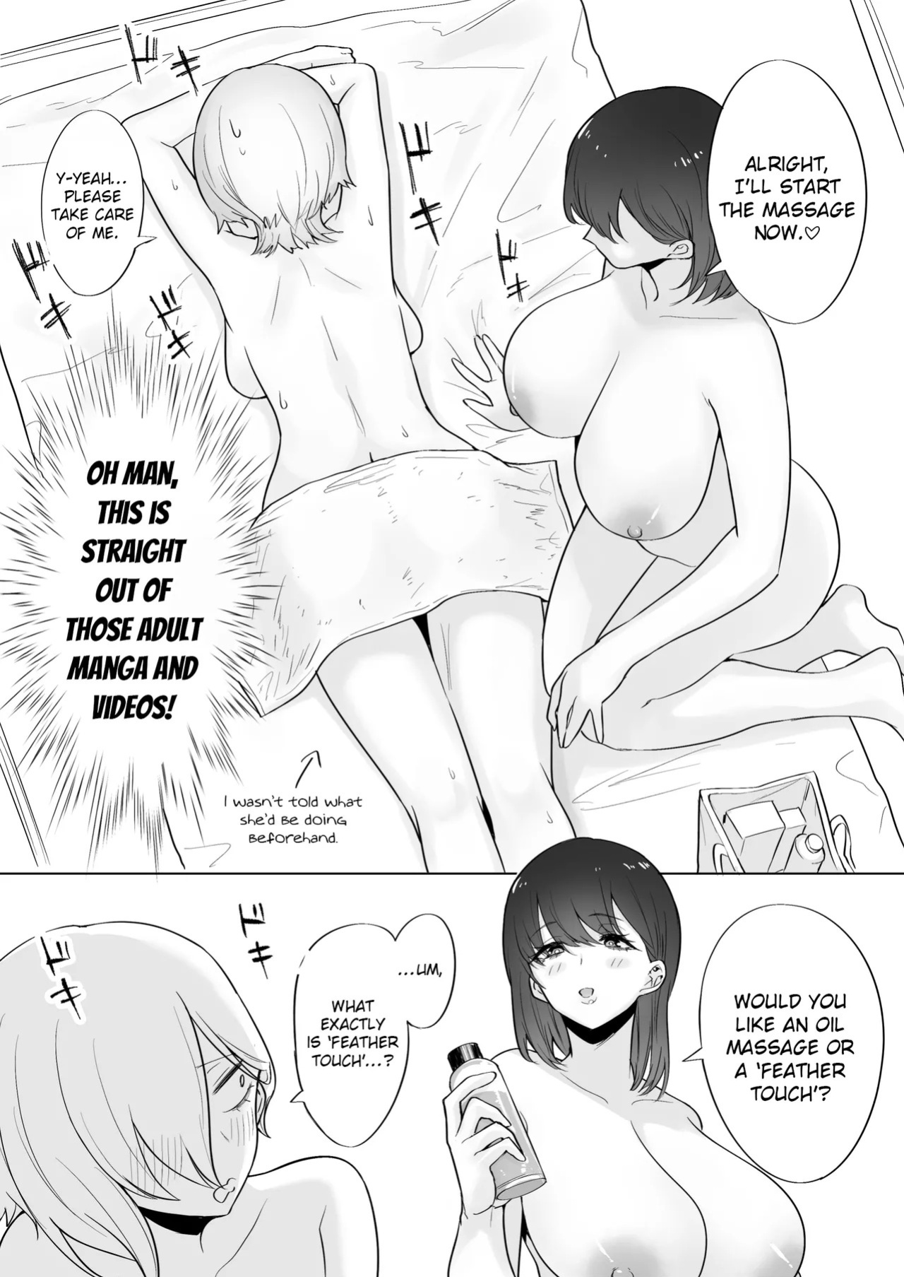 [Ricochet] Dekachichi Momi Repo Manga | A Report Manga About Fondling Huge Titties [English] [ConTL]
