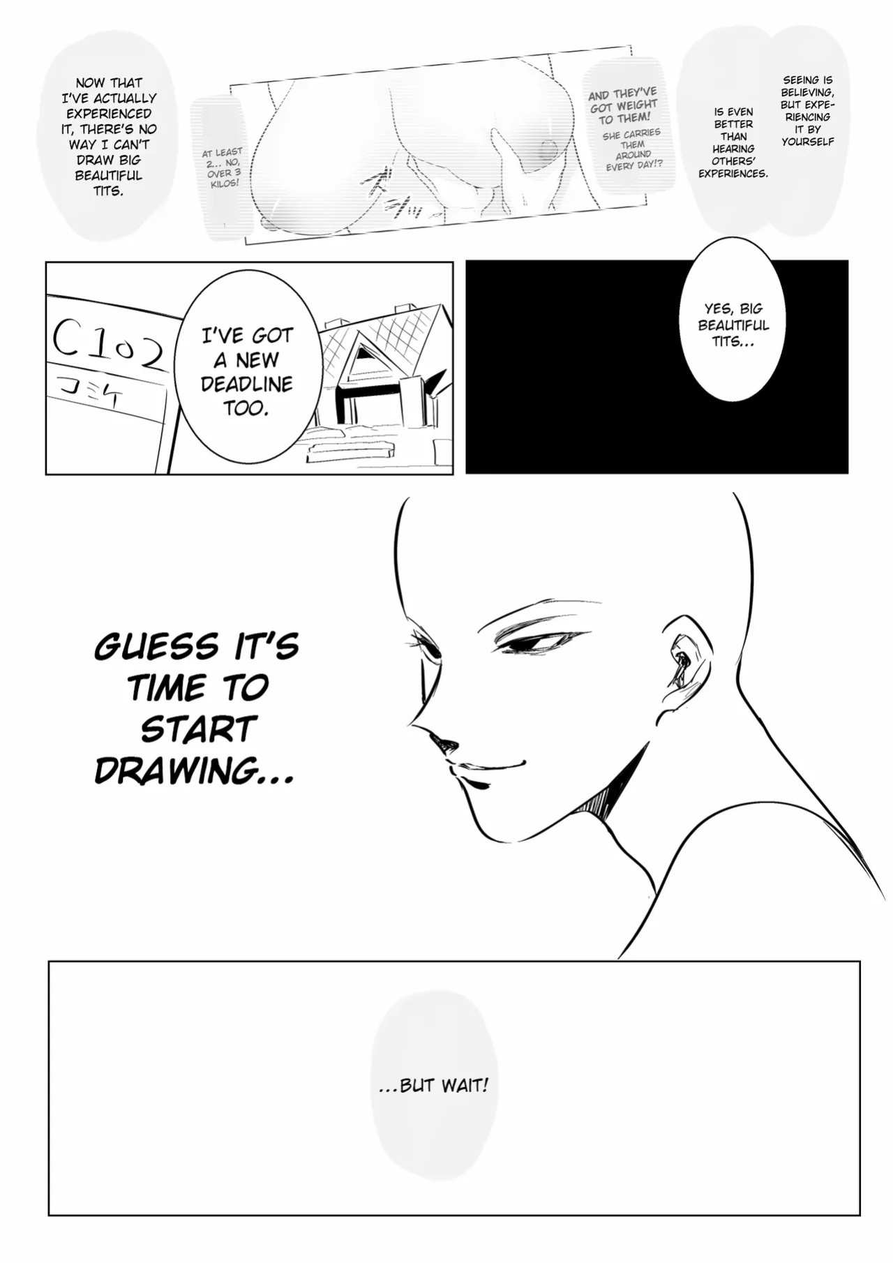 [Ricochet] Dekachichi Momi Repo Manga | A Report Manga About Fondling Huge Titties [English] [ConTL]