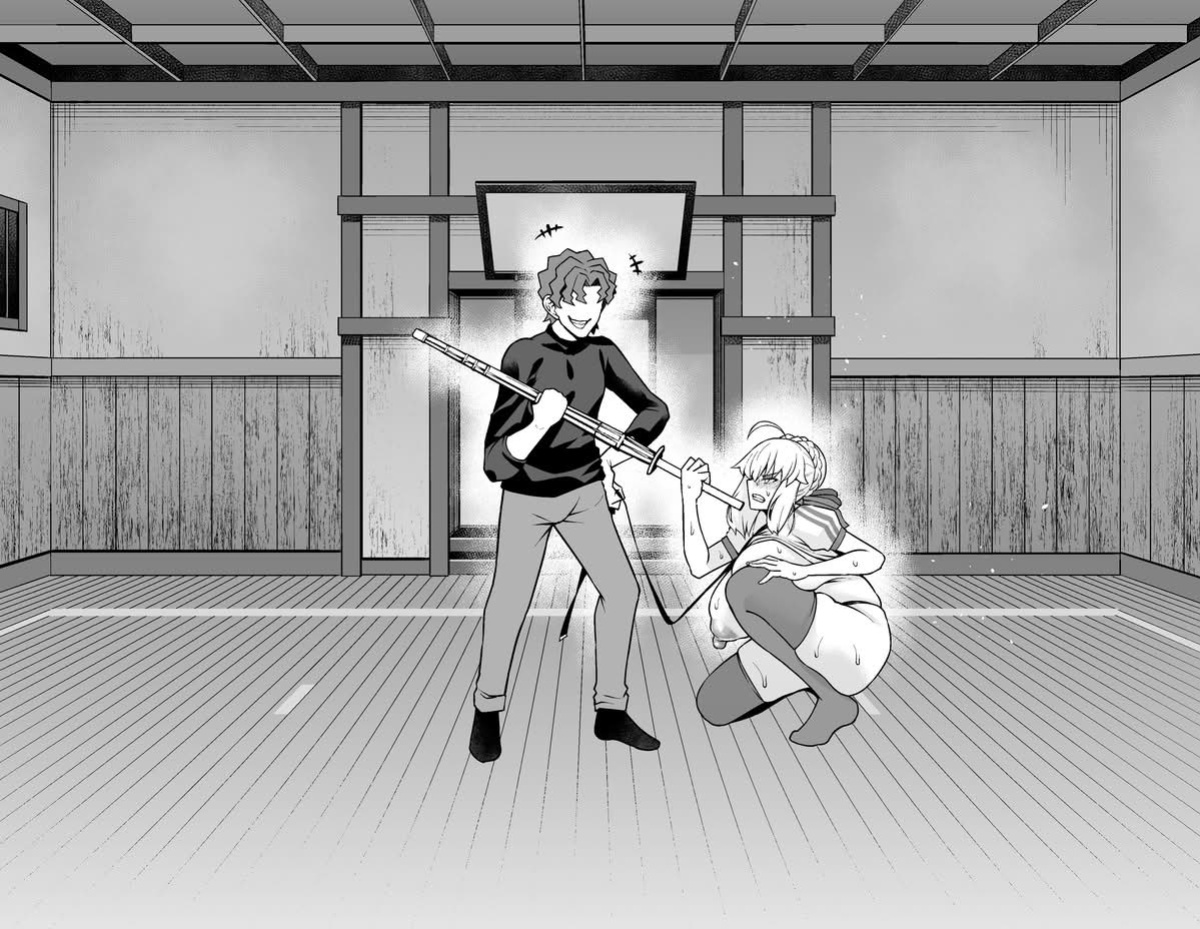 [Ankoman] Arutoria, Shinji to yoru no sanpo❤ - Artoria and Shinjis nightwalk ♥(Fate/stay night) [English]
